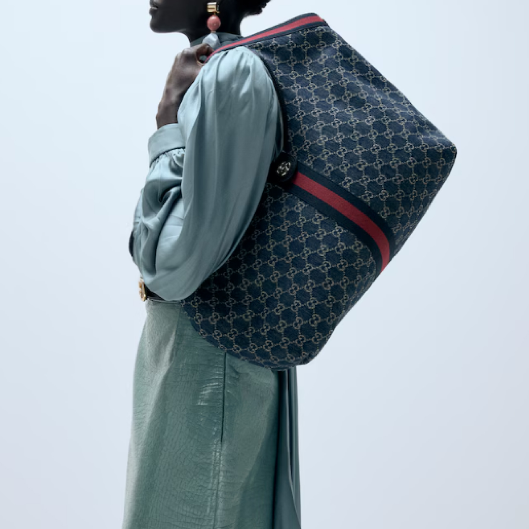 Double-G Giglio large tote bag - Gorchic - $129.99