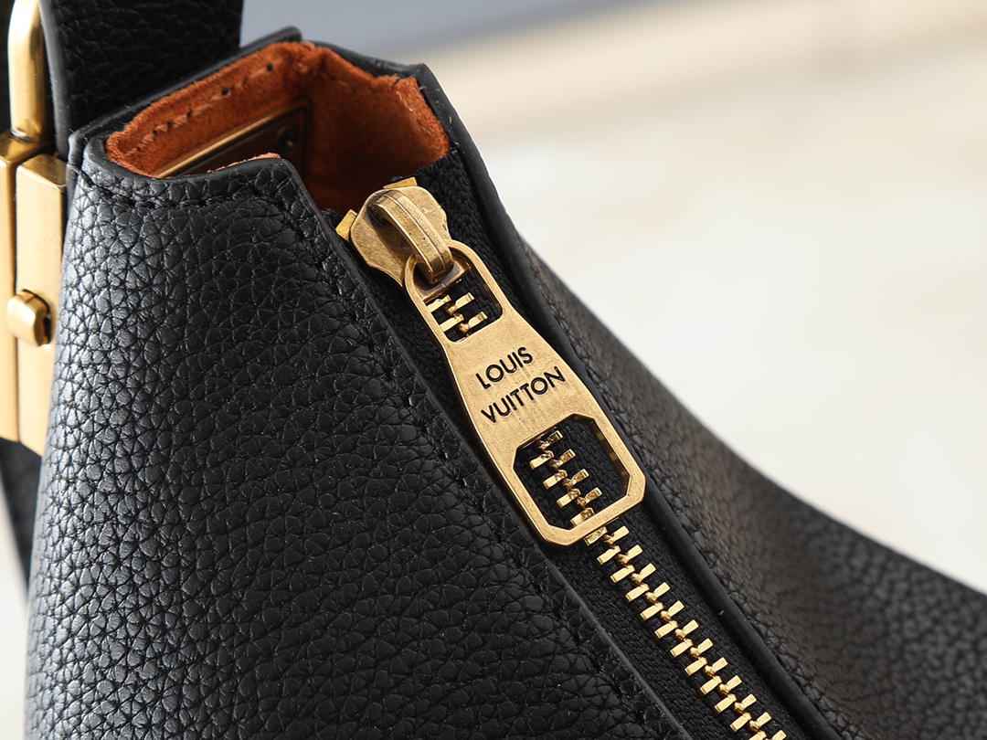 Designer Low Key Cookie MM Calfskin - Black - Gorchic - $126.99