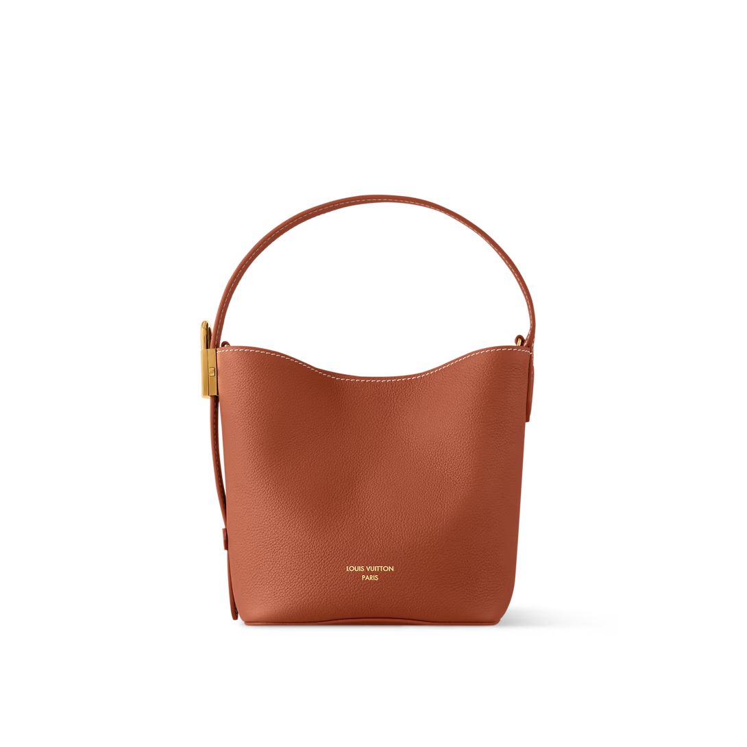 Designer Low Key All In BB Calf leather - Cognac Brown - Gorchic - $120.99