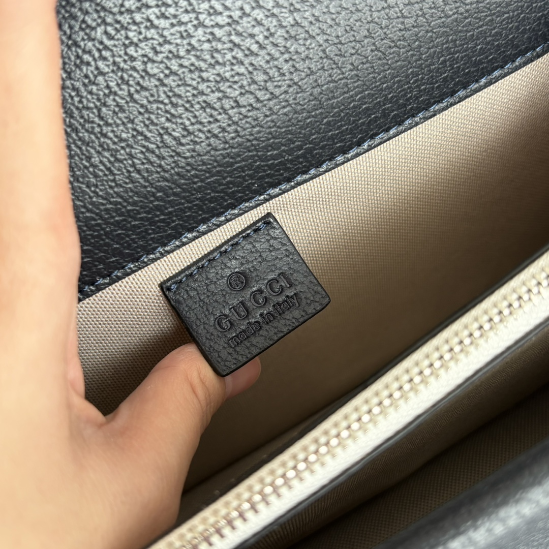 Double-G Dionysus bag GG Supreme - blue and beige - Gorchic - $124.99