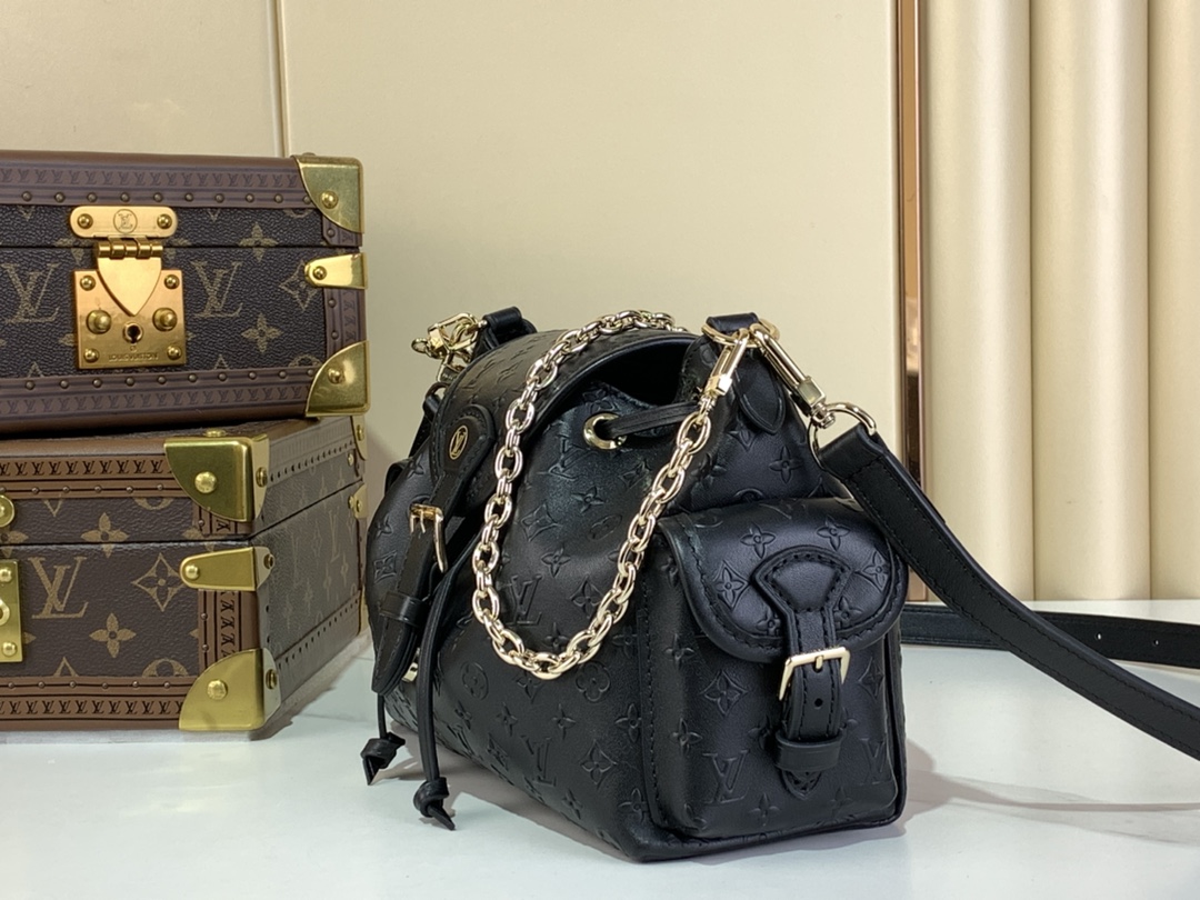 Designer Odyssée Fashion Leather - Black - Gorchic - $128.99