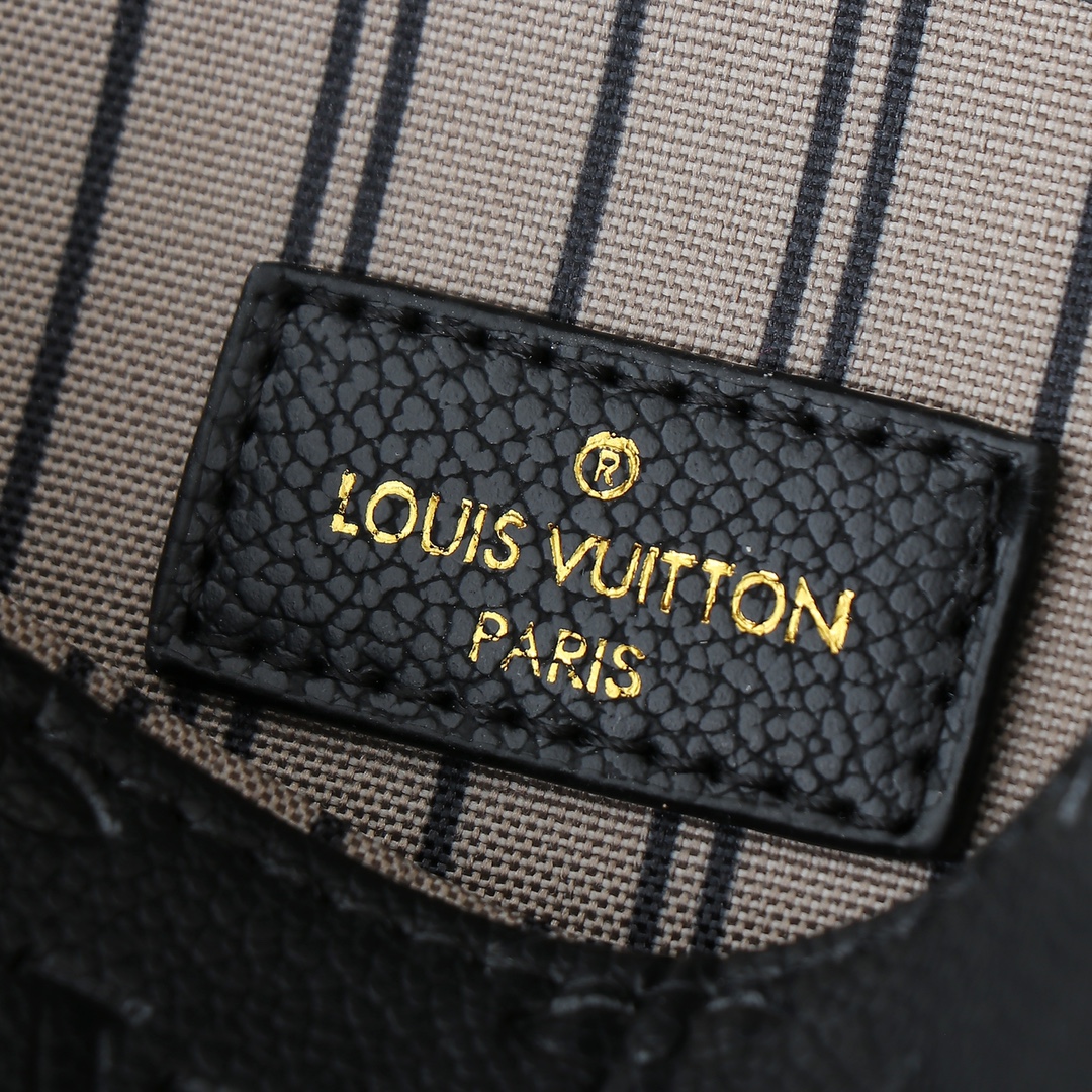 Designer LV x TM Embossed Flower Handbag - Black - Gorchic - $124.99