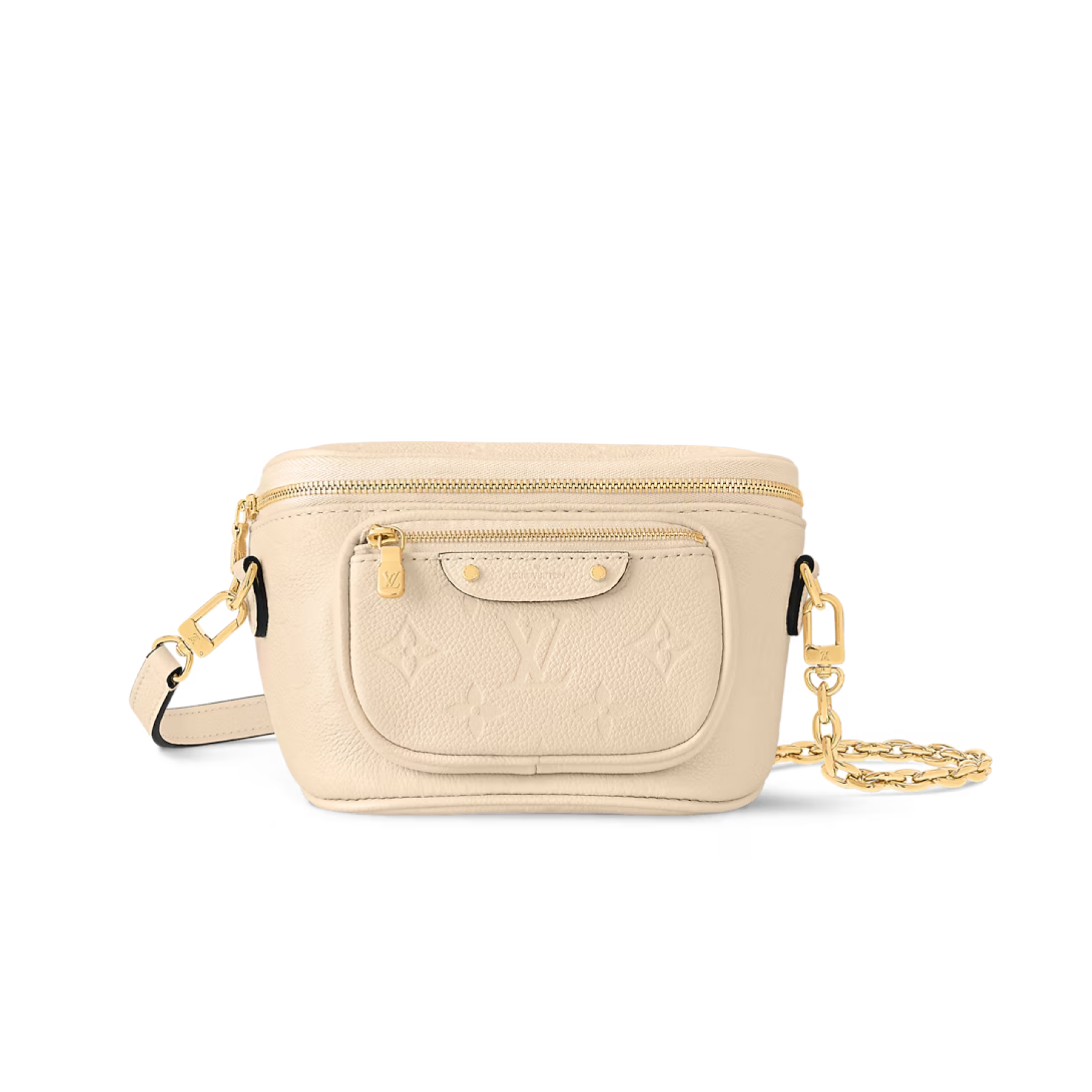 Designer Empreinte Monogram Leather Cream Mini Bumbag - Bag - Gorchic - $107.99