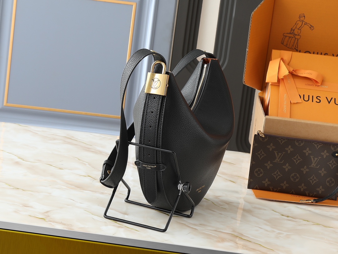 Designer Low Key Cookie MM Calfskin - Black - Gorchic - $126.99