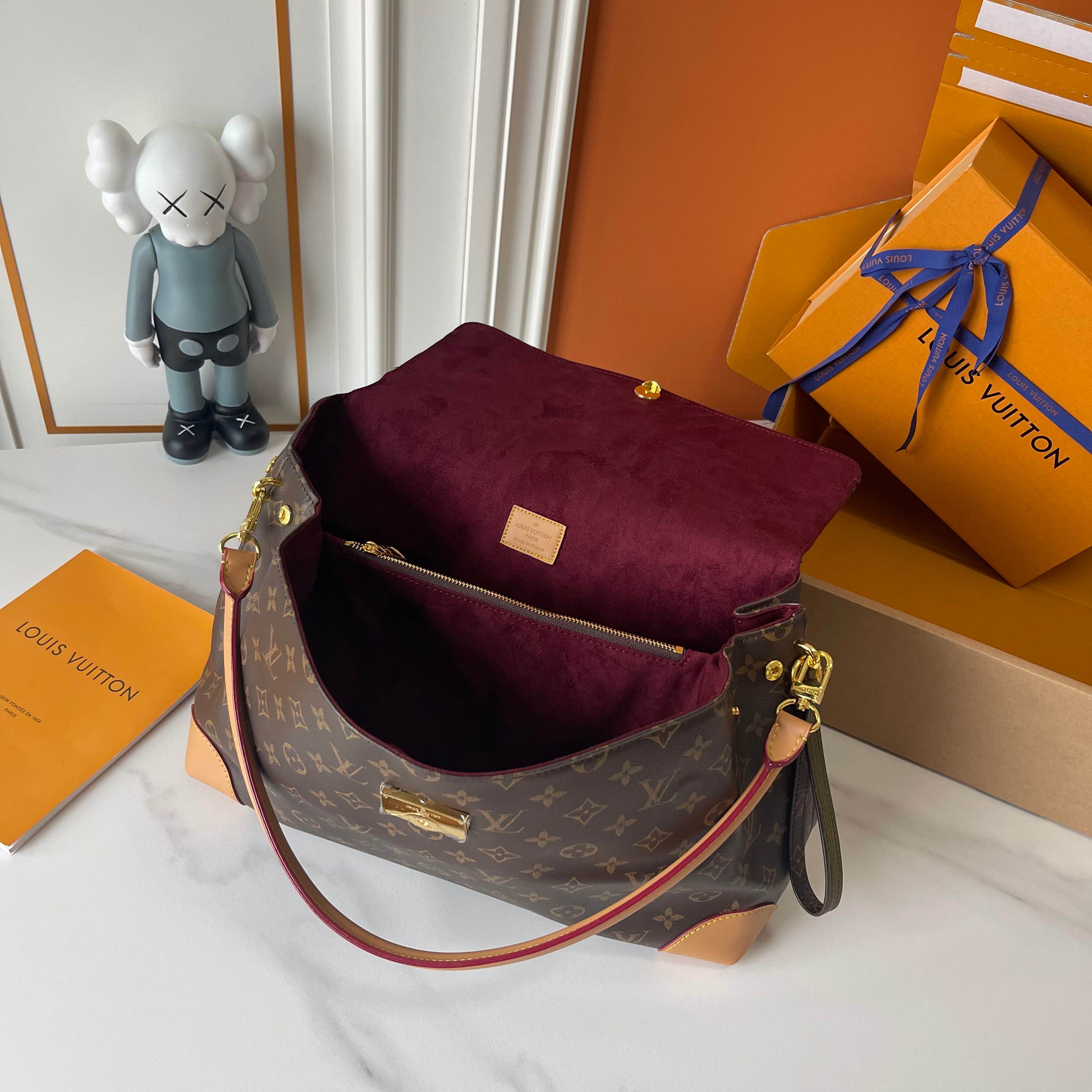 Designer Hide Away MM Monogram Coated canvas - Bag - Gorchic - $132.99