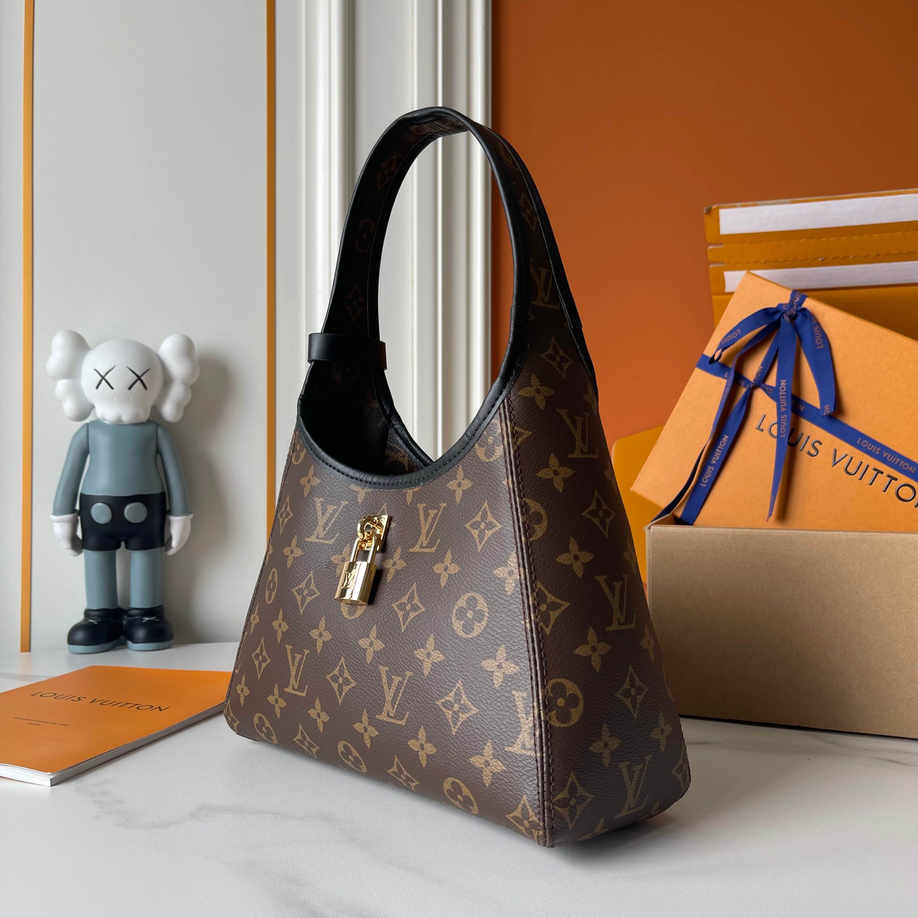 Designer The Drop PM Monogram Coated Canvas - Brown - Gorchic - $120.99