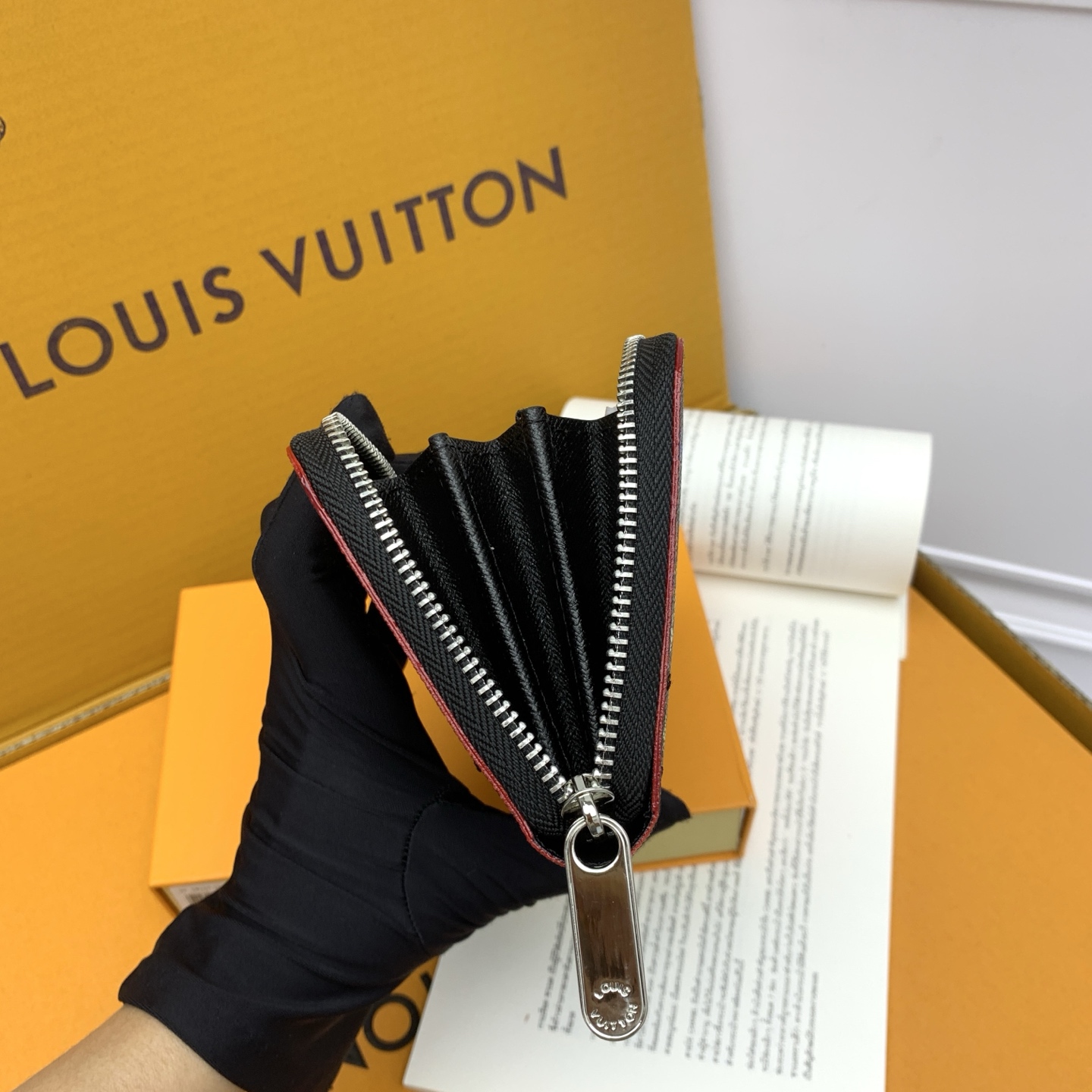 Designer X Takashi Murakami x TM Clemence Wallet Monogram - Black - Gorchic - $89.99