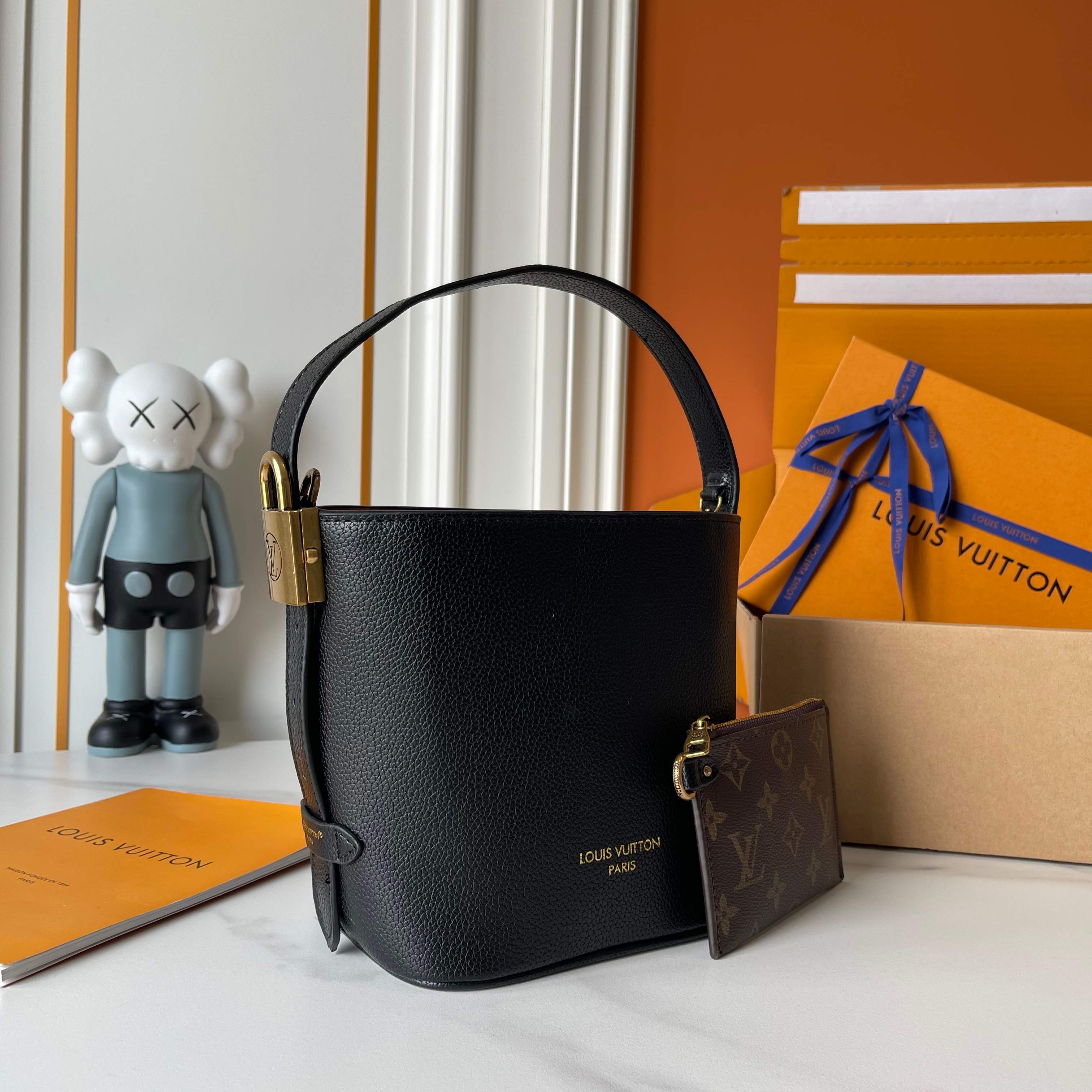 Designer Low Key All In BB Calf leather - Black - Gorchic - $120.99