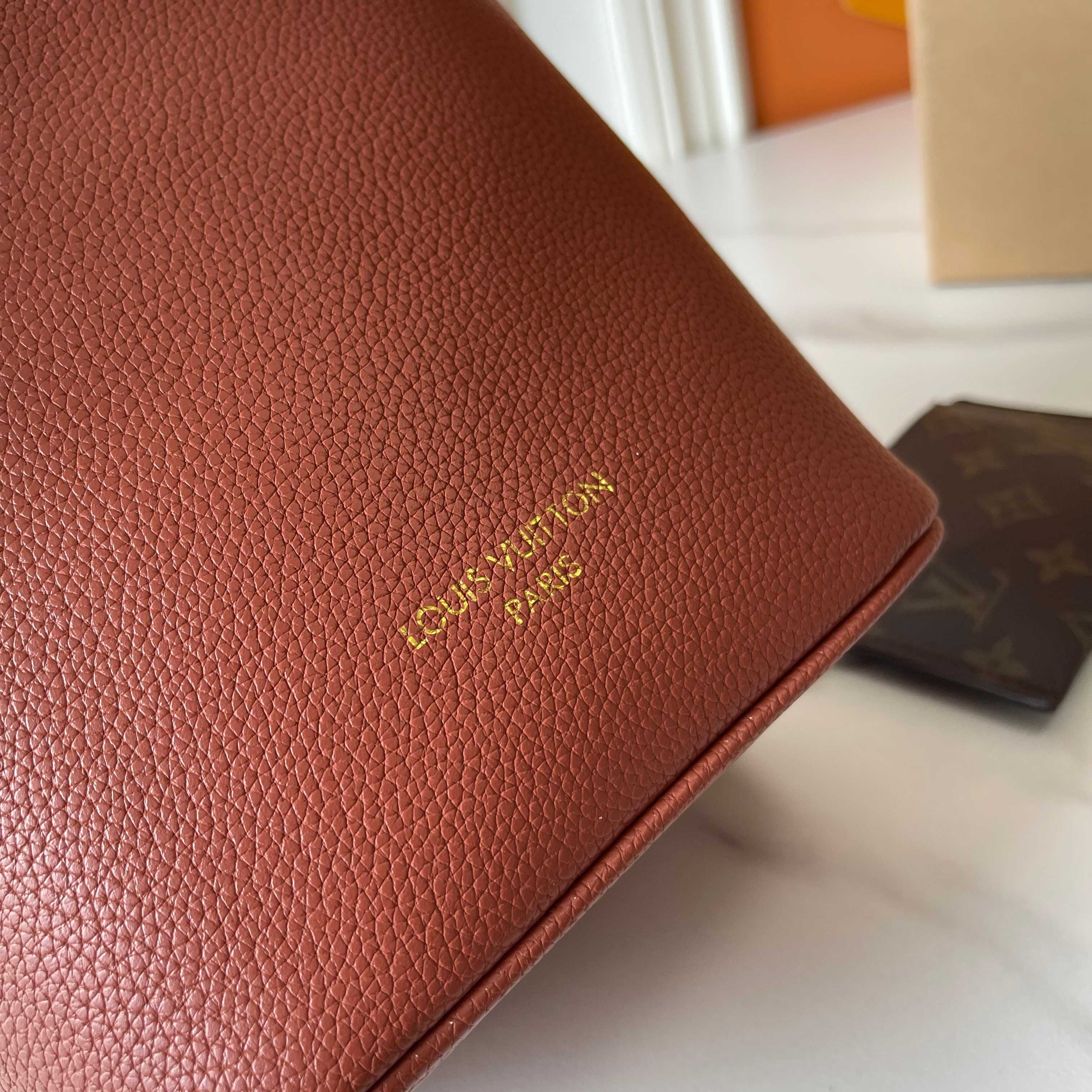 Designer Low Key All In BB Calf leather - Cognac Brown - Gorchic - $120.99