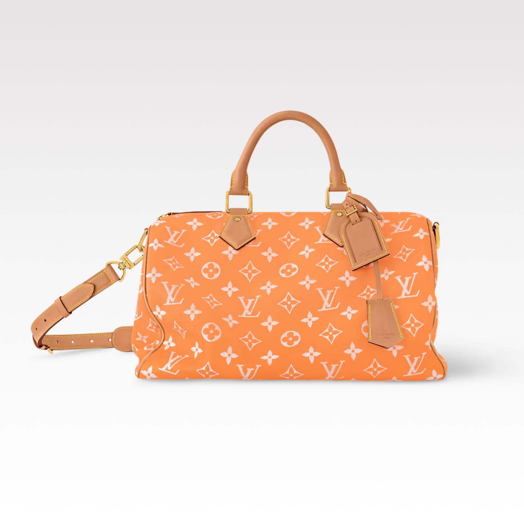 Designer Speedy P9 Bandoulière 40  Summer Peach - Bag - Gorchic - $141.99