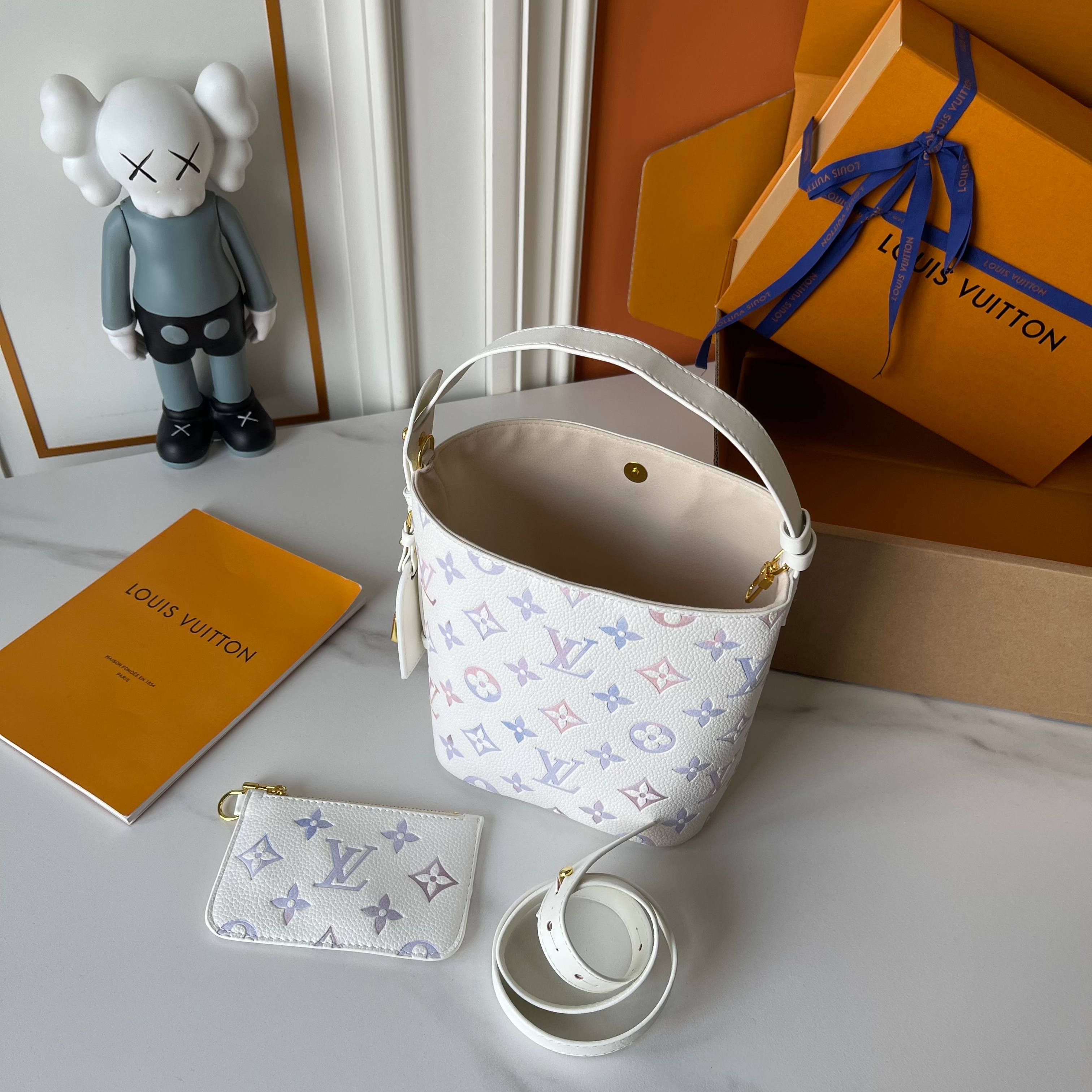 Designer All In BB Embossed grained cowhide leather - Dream Cream - Gorchic - $120.99