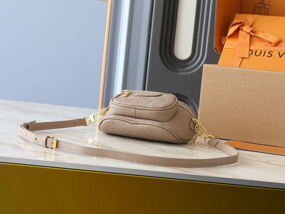 Designer Empreinte Monogram Leather Sand Mini Bumbag - Bag - Gorchic - $107.99