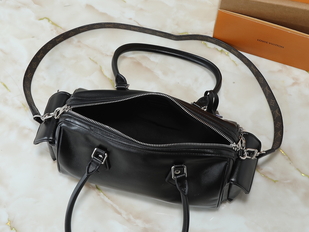 Designer Speedy Cargo Vibe - Black - Gorchic - $128.99