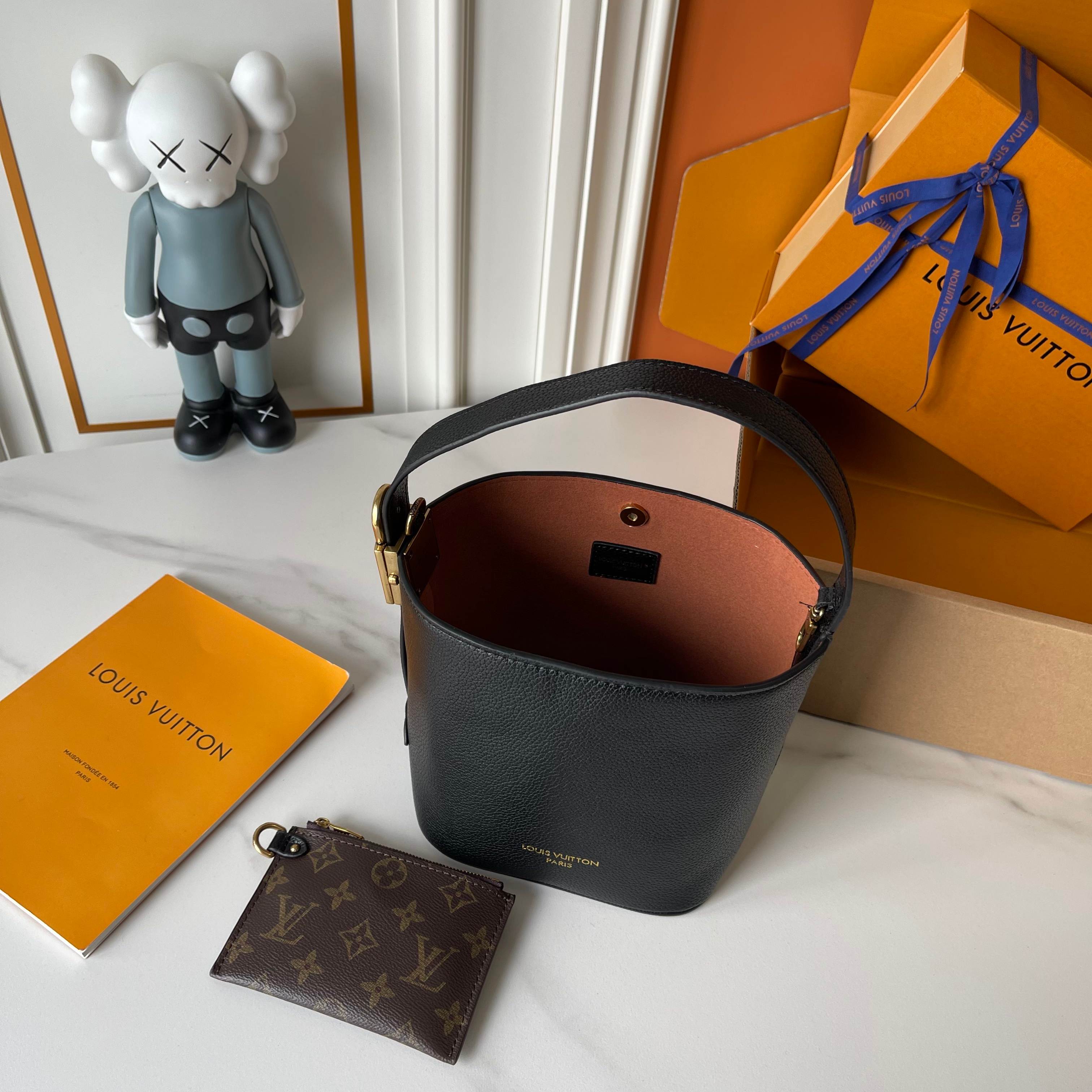 Designer Low Key All In BB Calf leather - Black - Gorchic - $120.99