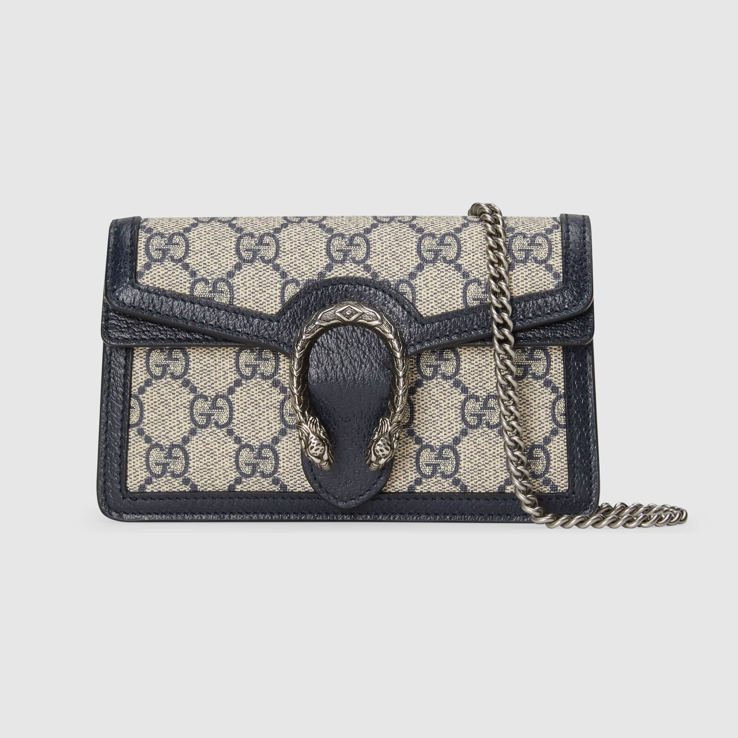 Double-G Dionysus bag GG Supreme - blue and beige - Gorchic - $124.99
