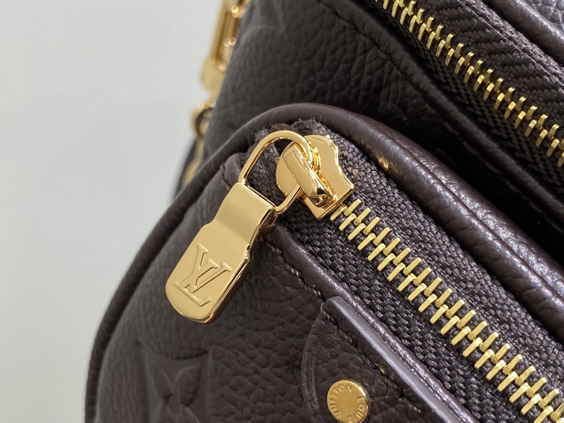 Designer Empreinte Monogram Leather Chocolate Mini Bumbag - Bag - Gorchic - $107.99