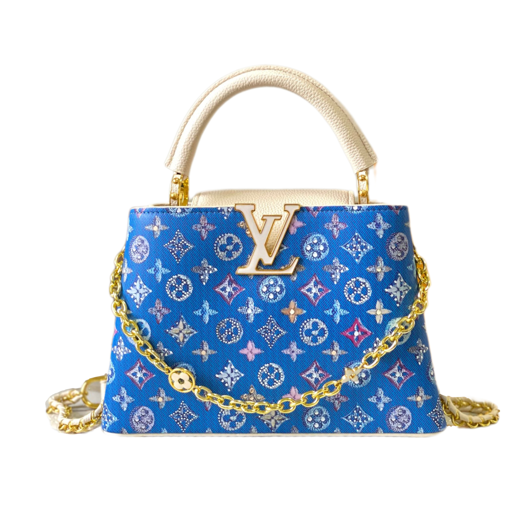 Designer Capucines Taurillon Leather, Rose Ballerine - Bag - Gorchic - $142.99