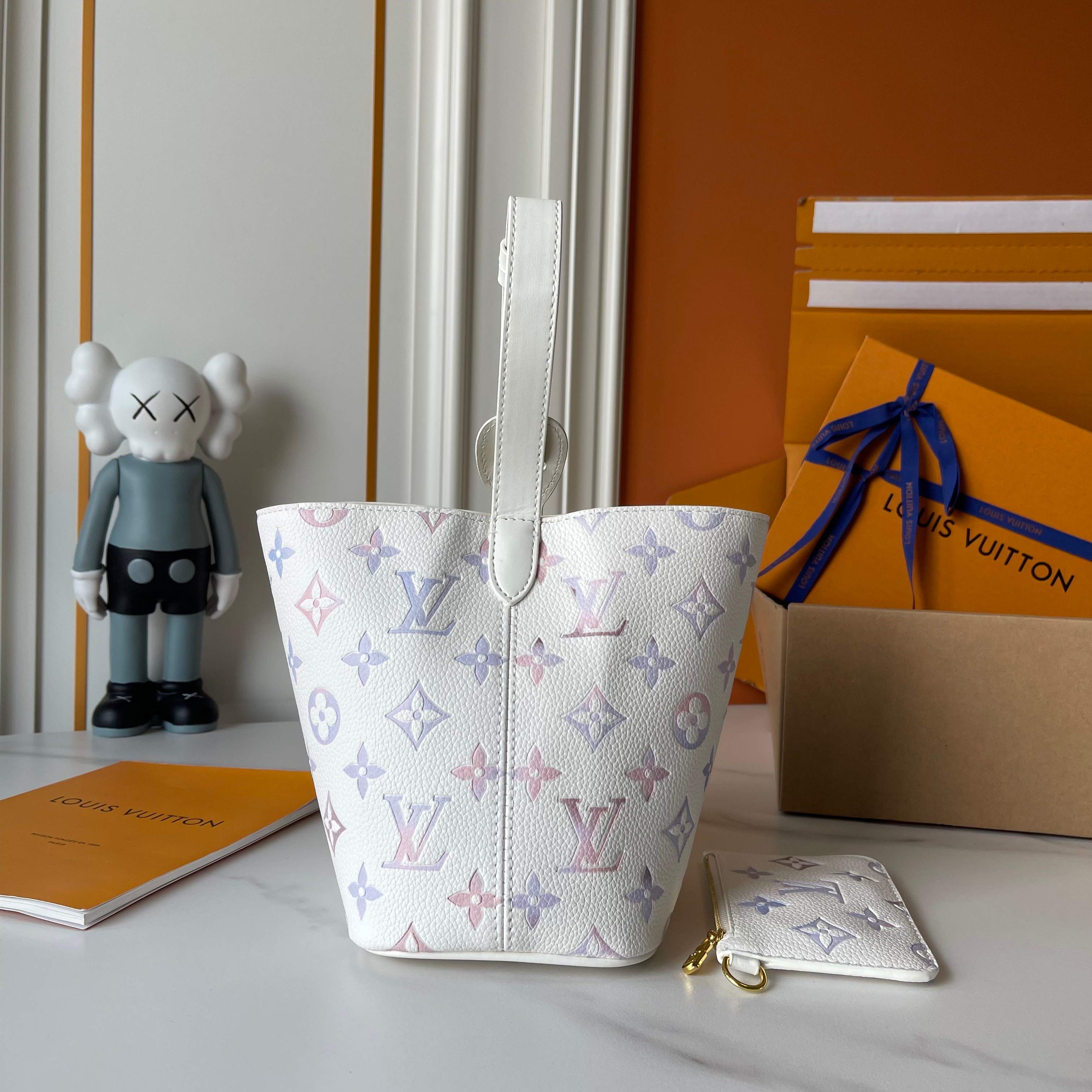 Designer All In BB Embossed grained cowhide leather - Dream Cream - Gorchic - $120.99