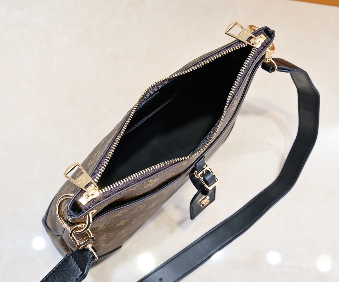 Designer Odéon Monogram Bag - Black - Gorchic - $134.99