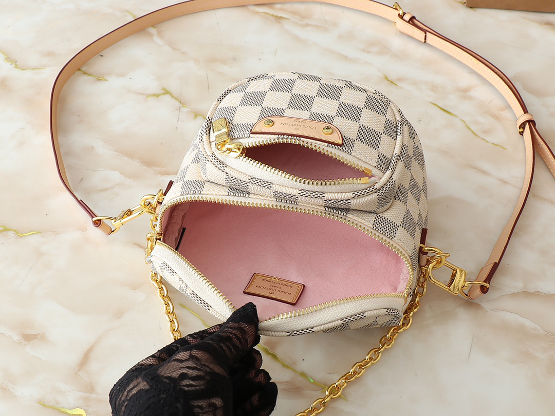 Designer Damier Azur Mini Bumbag - Bag - Gorchic - $107.99