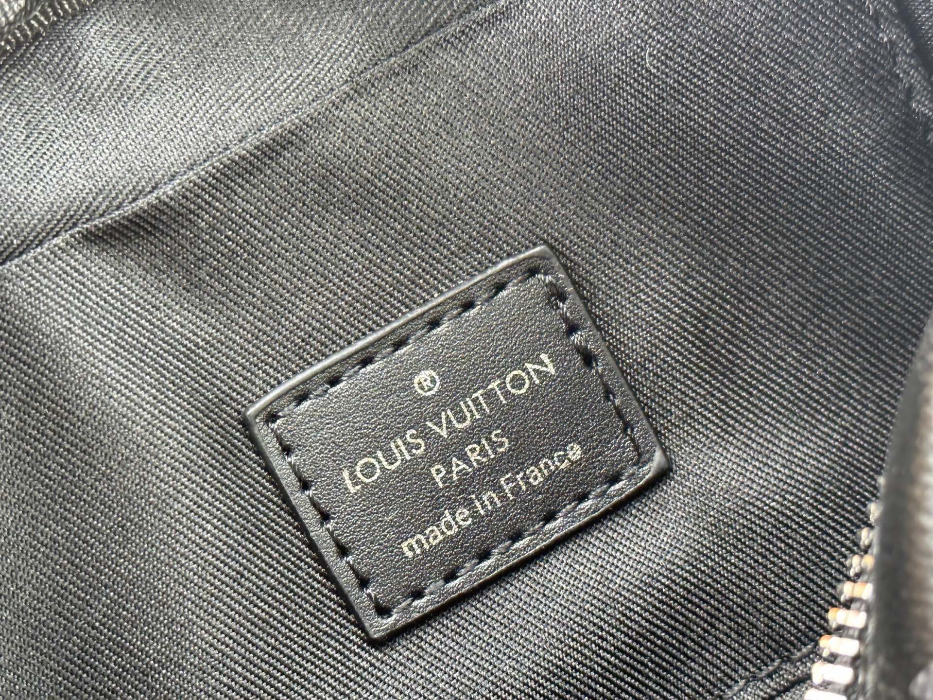 Designer Nano Porte Documents Voyage Monogram Eclipse coated canvas - Black - Gorchic - $116.99