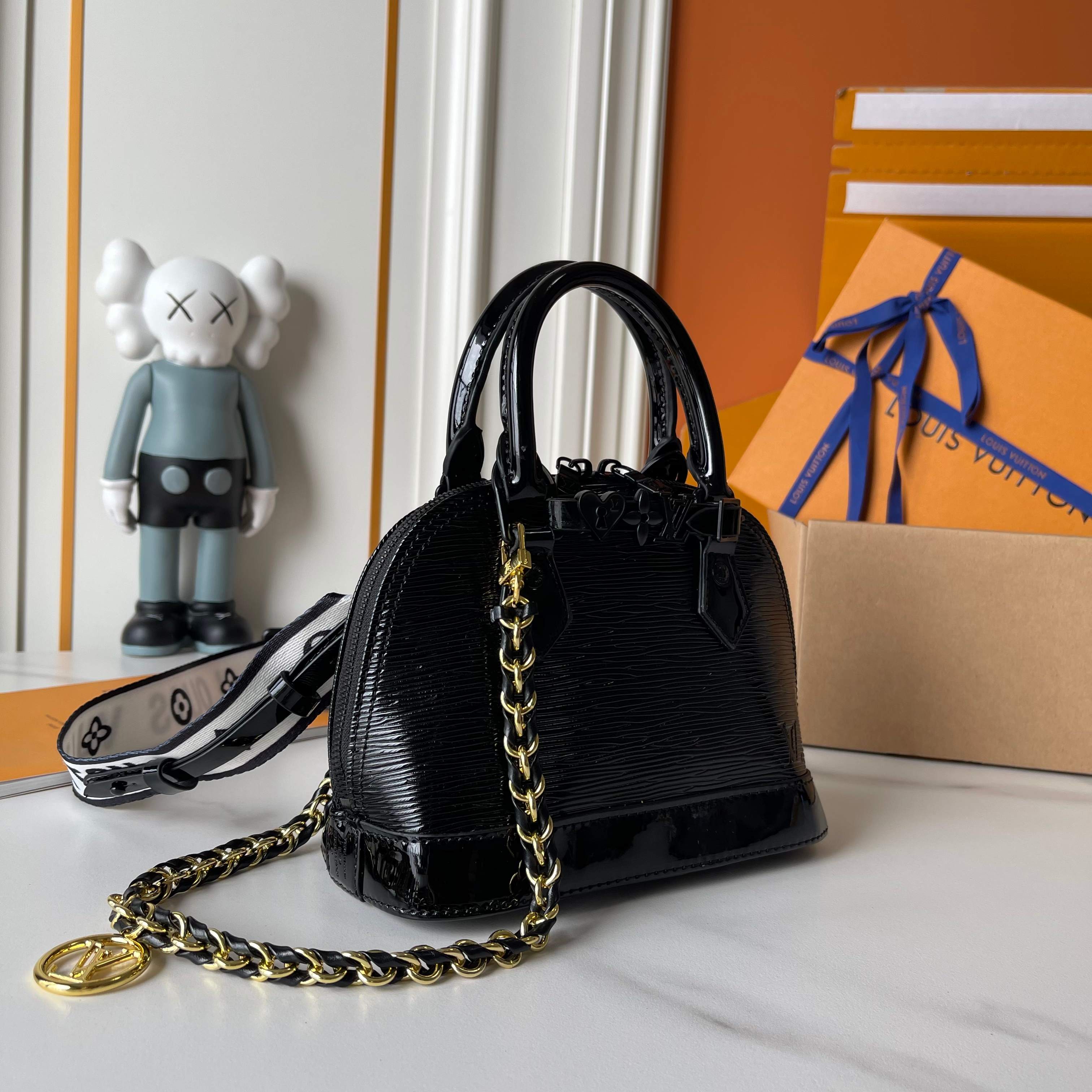 Designer Alma Mini LV&I Kit Epi leather - Black - Gorchic - $128.99