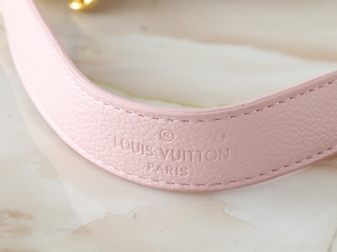 Designer LV x TM Marellini Epi grained cowhide leather - Cheeky Pink - Gorchic - $128.99