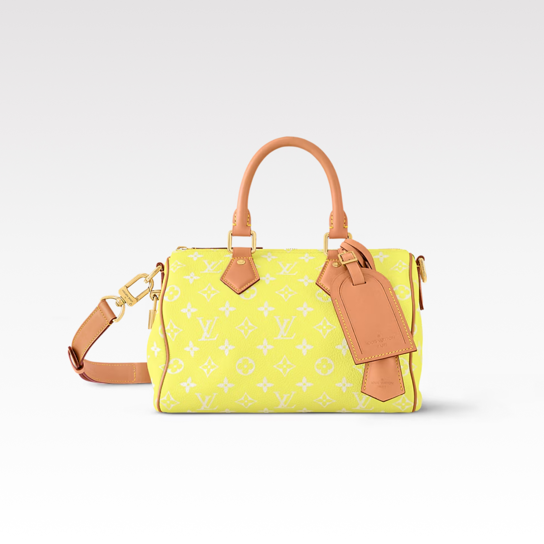 Designer SPEEDY P9 BANDOULIERE 25 HANDBAG  Lemonade - Bag - Gorchic - $132.99