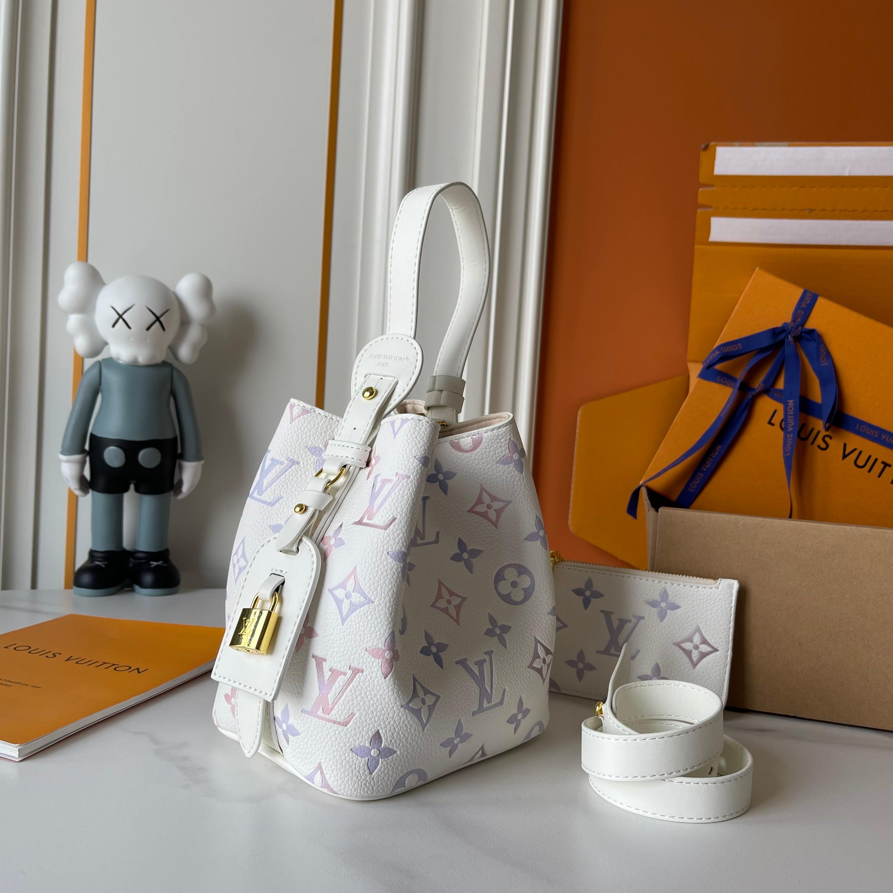 Designer All In BB Embossed grained cowhide leather - Dream Cream - Gorchic - $120.99