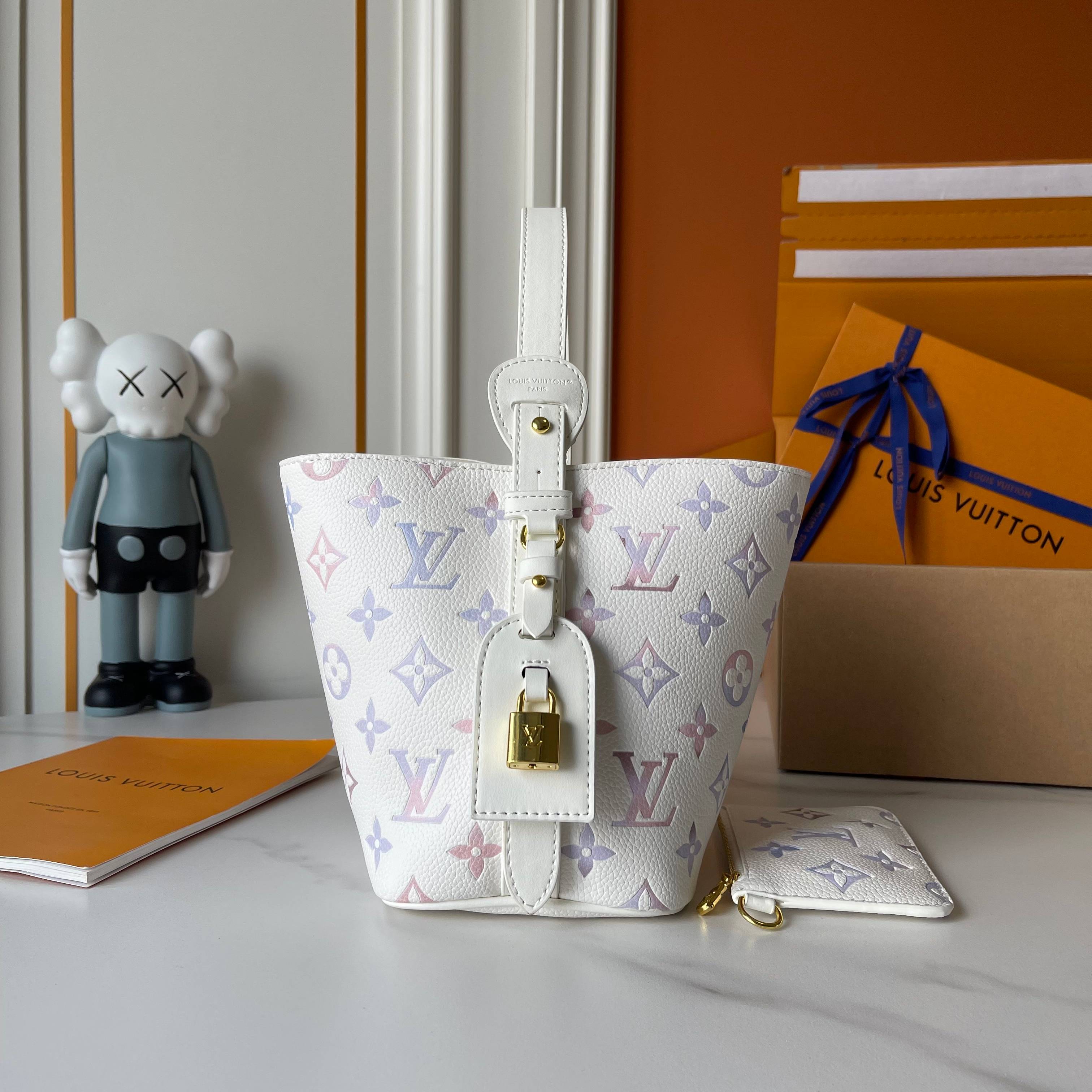 Designer All In BB Embossed grained cowhide leather - Dream Cream - Gorchic - $120.99