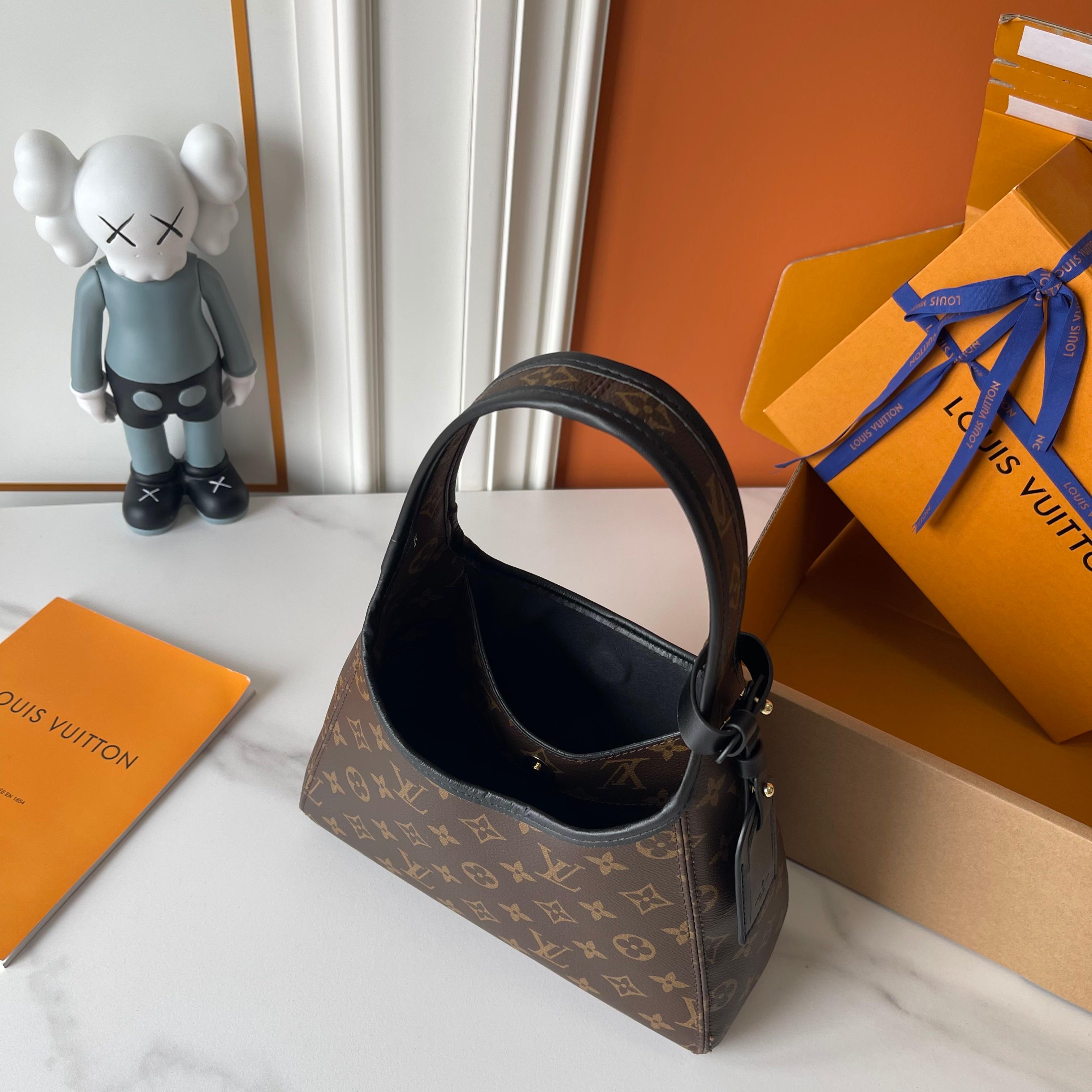 Designer The Drop PM Monogram Coated Canvas - Brown - Gorchic - $120.99