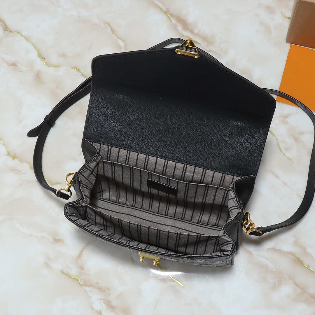 Designer LV x TM Embossed Flower Handbag - Black - Gorchic - $124.99