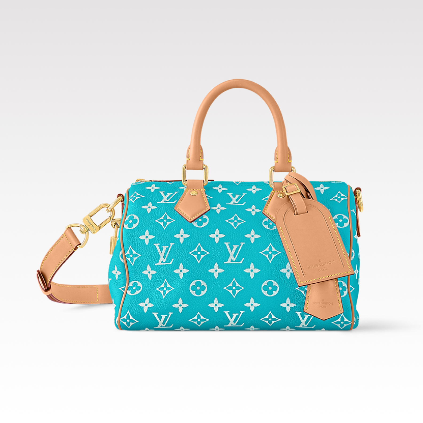Designer Speedy P9 Bandoulière 25 Turquoise - Bag - Gorchic - $132.99