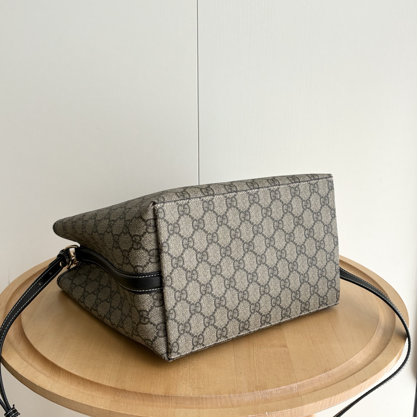 Double-G GG Emblem Bucket Bag - Black - Gorchic - $120.99