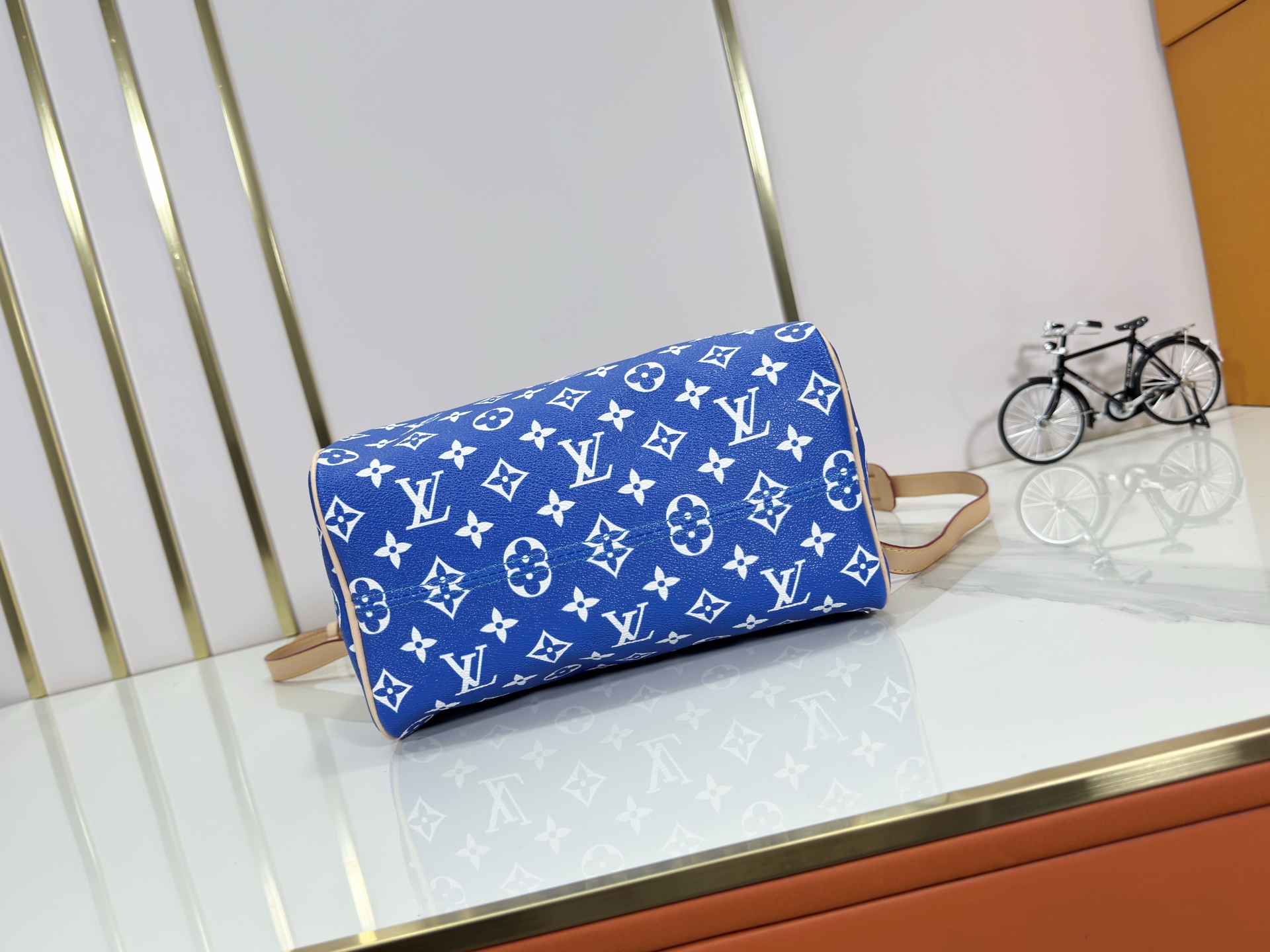 Designer Speedy P9 Bandoulière 40  Blue - Bag - Gorchic - $141.99