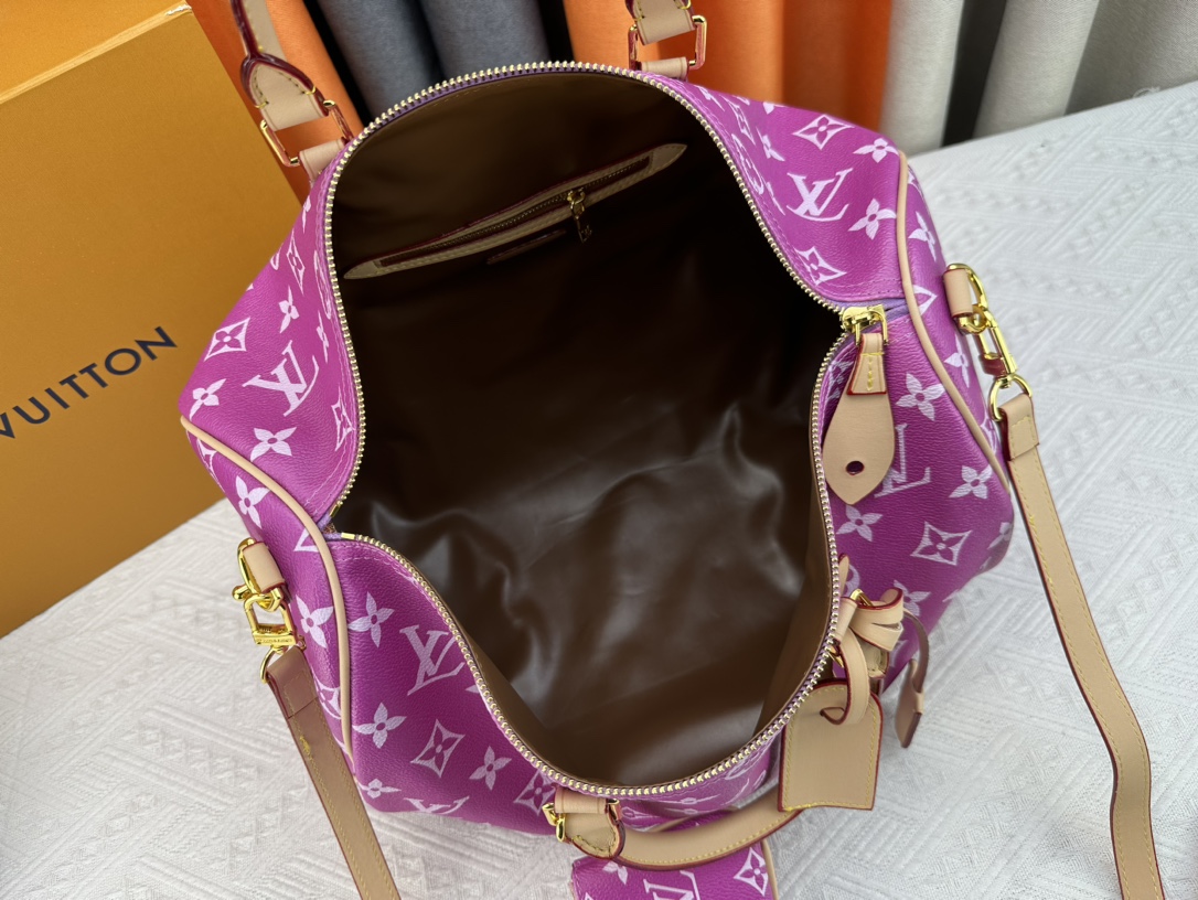 Designer SPEEDY P9 HANDBAG - Pink/Purple - Gorchic - $132.99