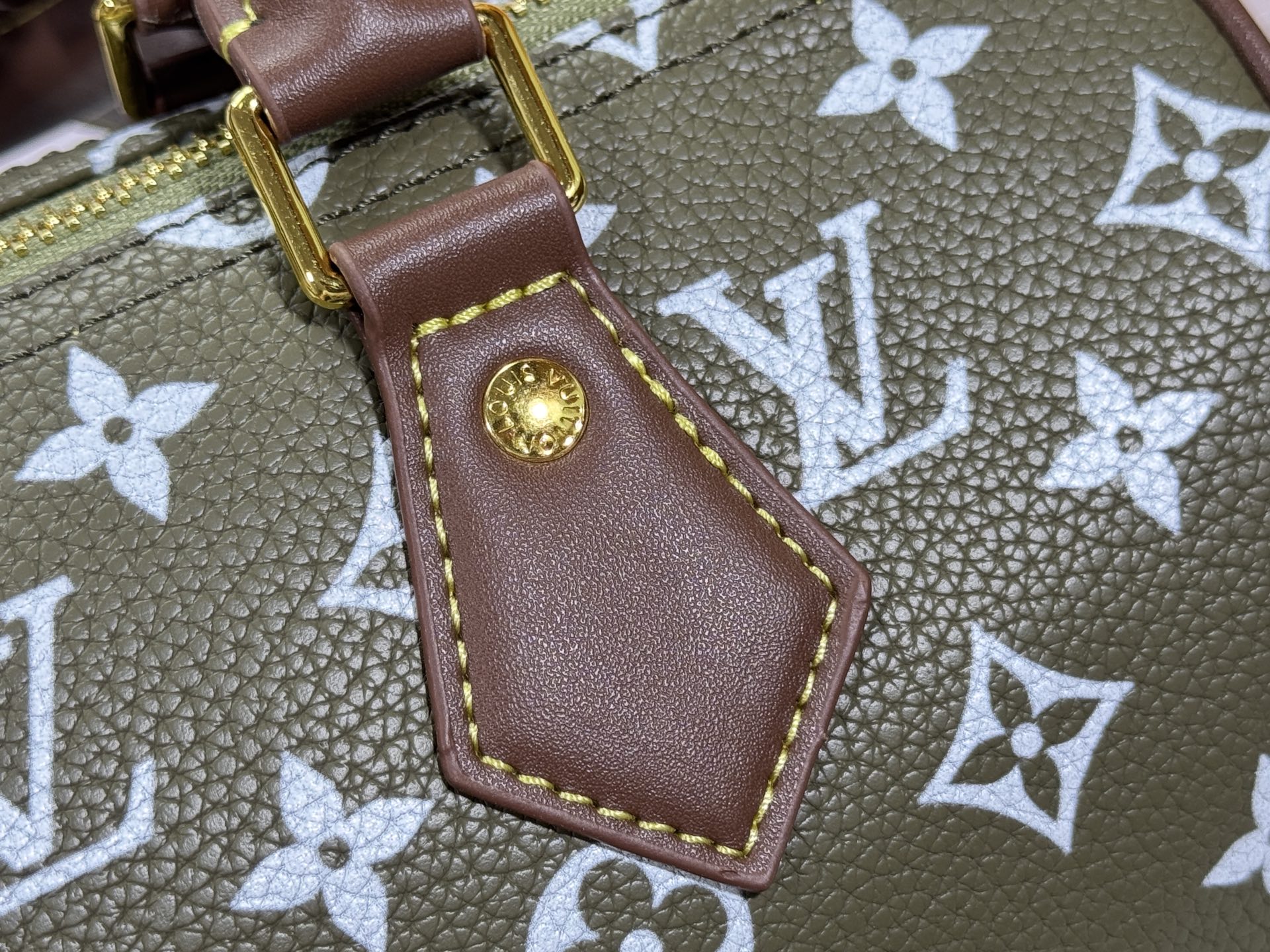 Designer SPEEDY P9 BANDOULIERE 30 HANDBAG Green Sancha - Bag - Gorchic - $137.99