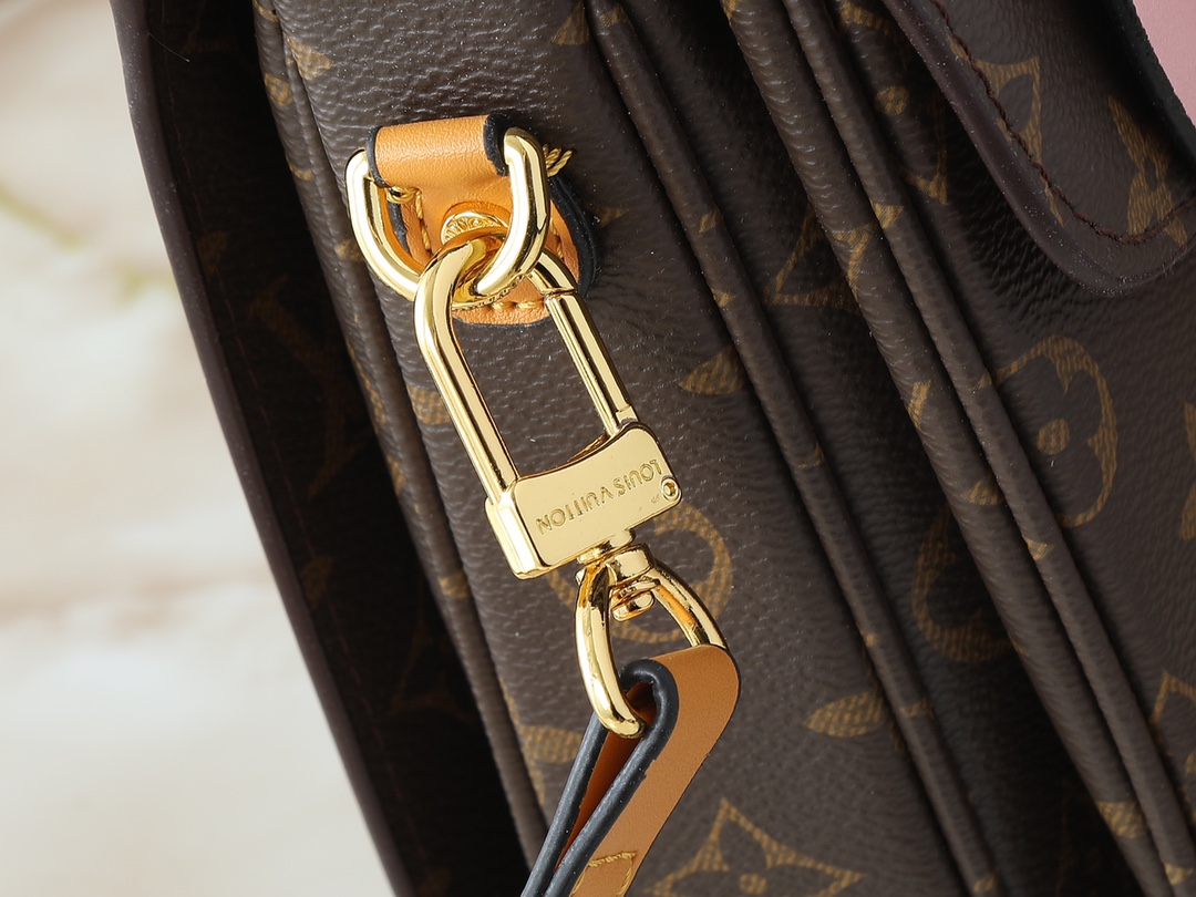 Designer Braided Pochette Metis Safran Bag - Black - Gorchic - $132.99