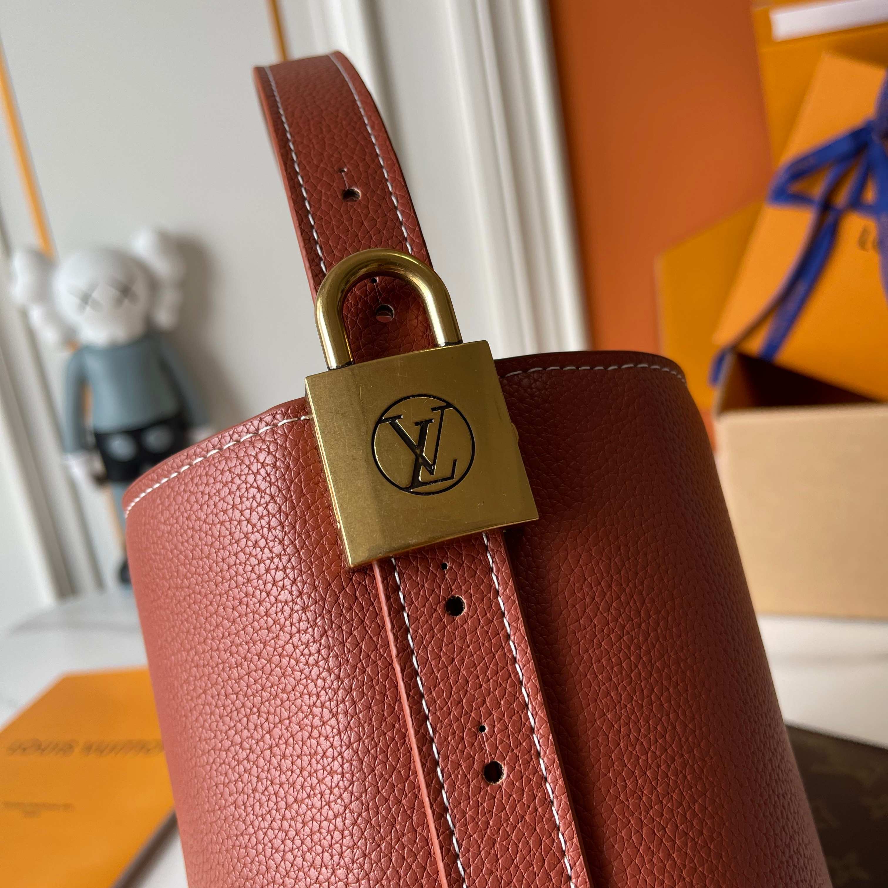 Designer Low Key All In BB Calf leather - Cognac Brown - Gorchic - $120.99