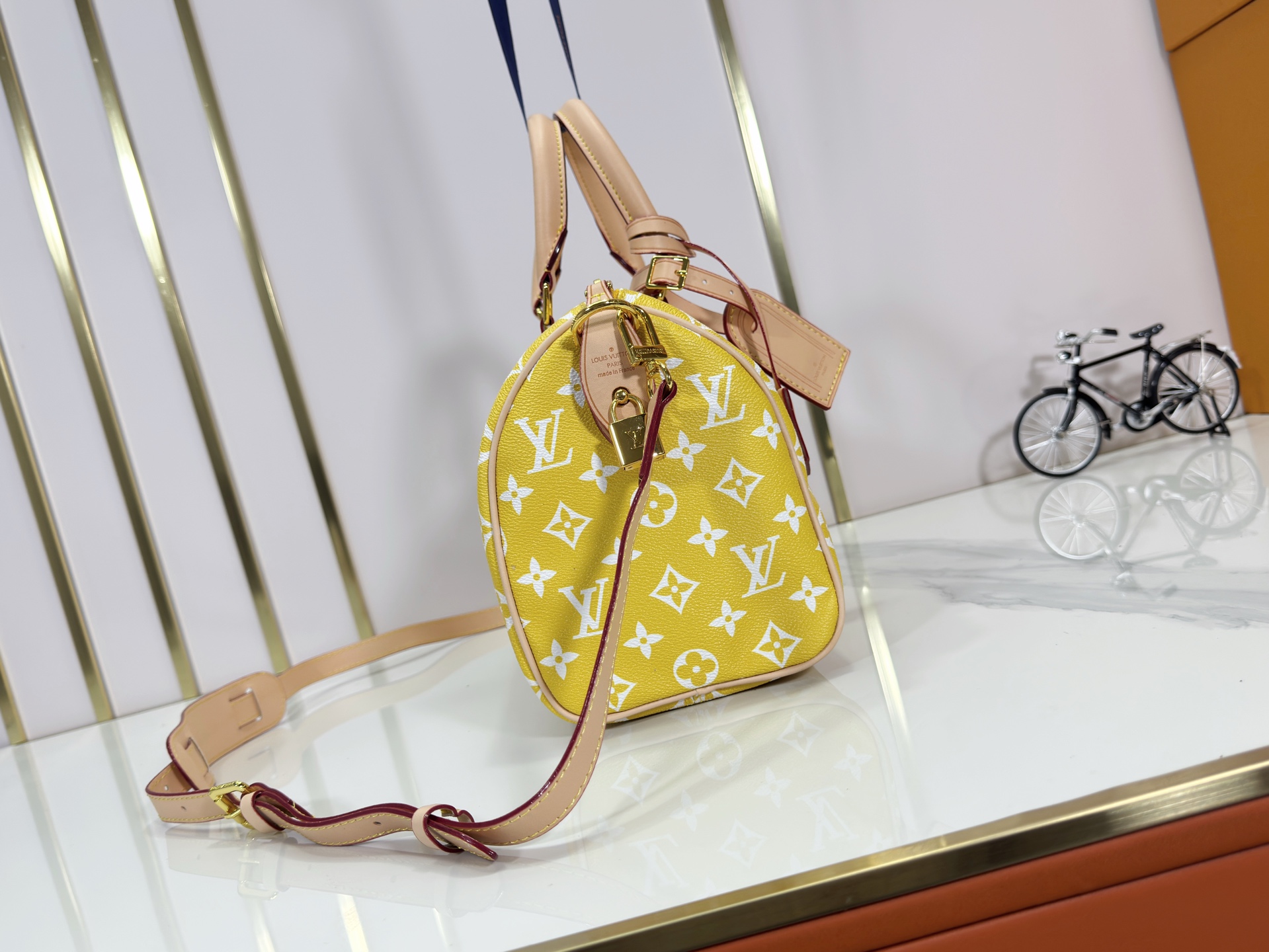 Designer Speedy P9 Bandoulière 40  Lemonade - Bag - Gorchic - $141.99