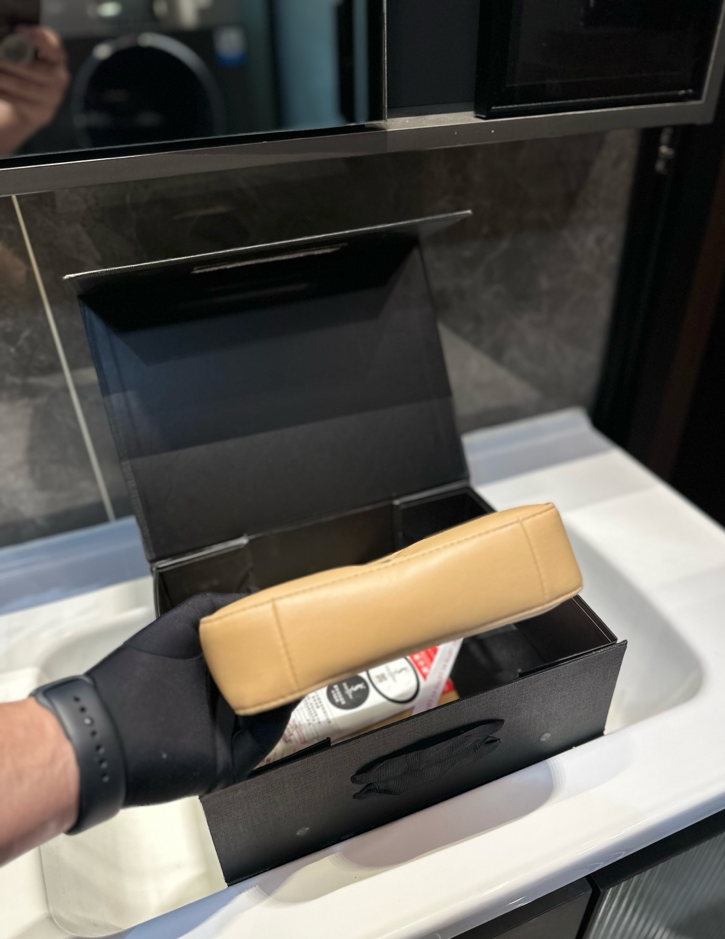 Lady Designer Calypso Mini Hobo Lambskin Bag - Apricot - Gorchic - $116.99