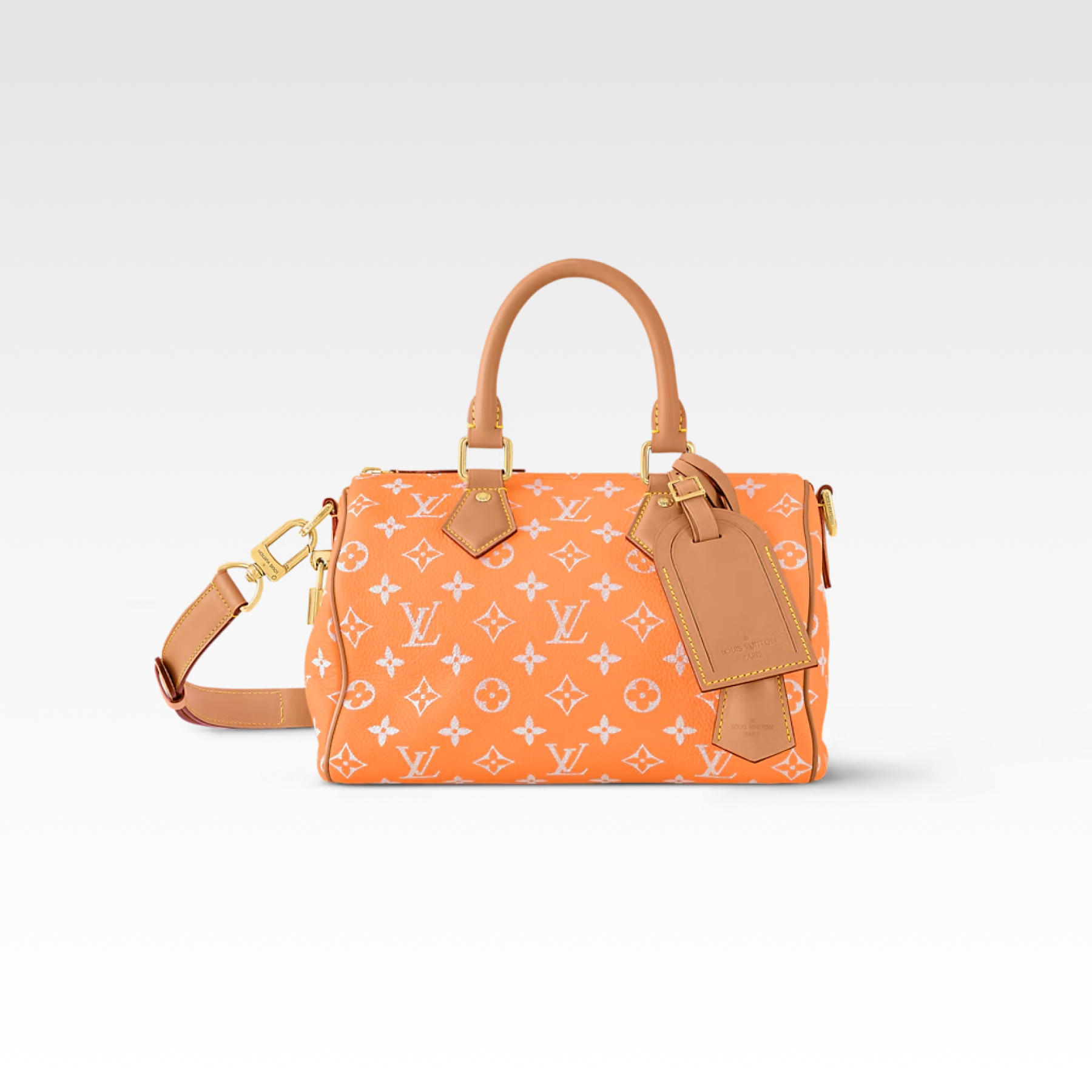 Designer SPEEDY P9 BANDOULIERE 25 HANDBAG  Summer Peach - Bag - Gorchic - $132.99