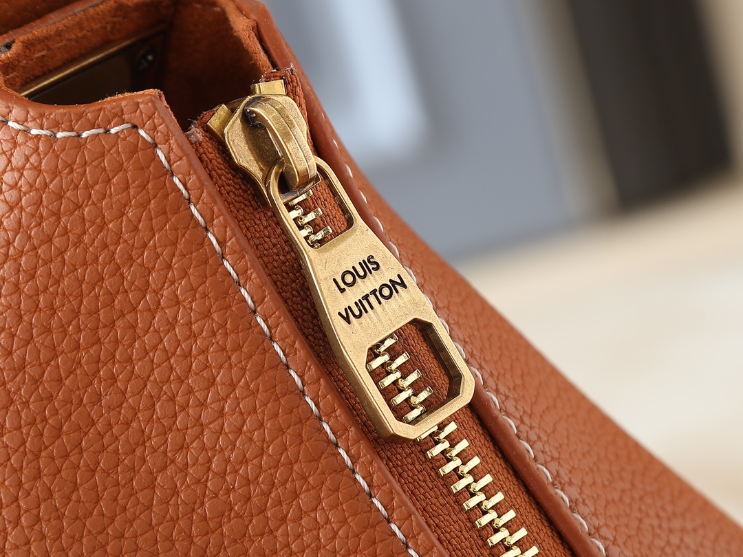 Designer Low Key Cookie MM Calfskin - Cognac - Gorchic - $126.99