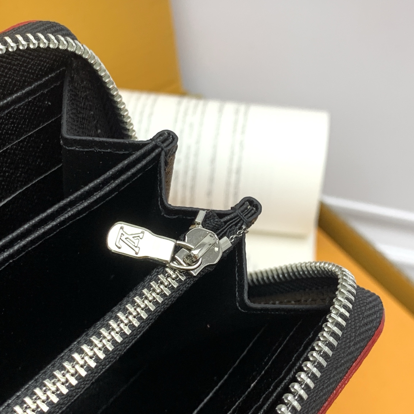 Designer X Takashi Murakami x TM Clemence Wallet Monogram - Black - Gorchic - $89.99