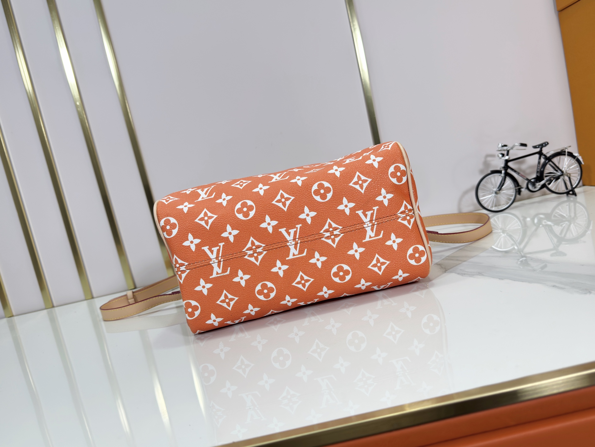 Designer Speedy P9 Bandoulière 40  Summer Peach - Bag - Gorchic - $141.99