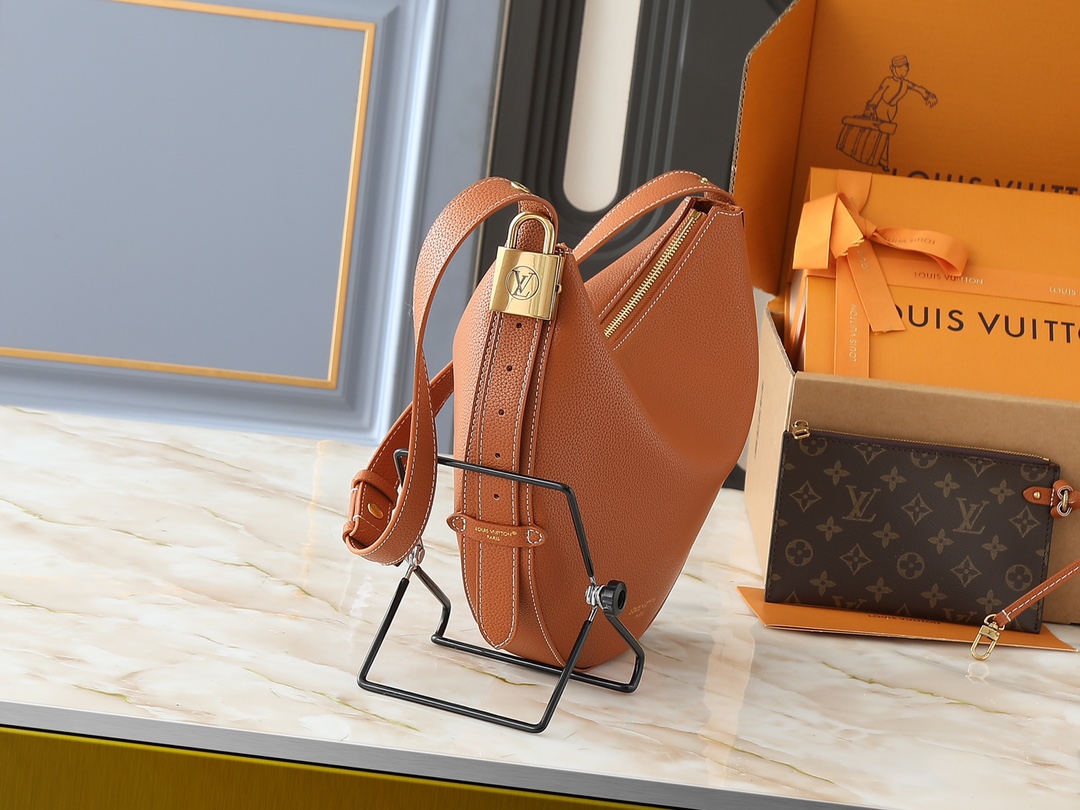 Designer Low Key Cookie MM Calfskin - Cognac - Gorchic - $126.99