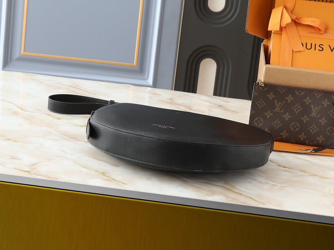 Designer Low Key Cookie MM Calfskin - Black - Gorchic - $126.99