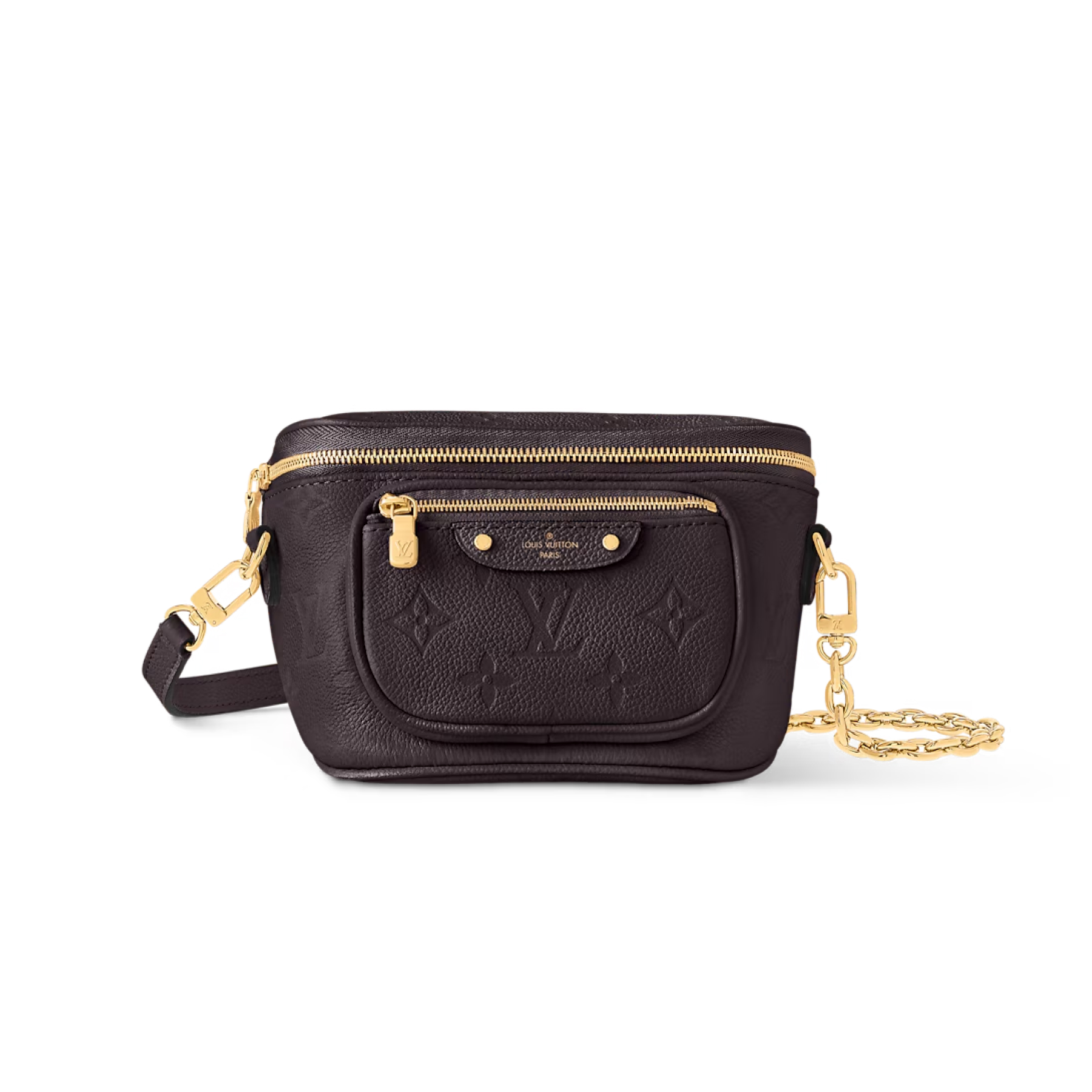 Designer Empreinte Monogram Leather Chocolate Mini Bumbag - Bag - Gorchic - $107.99