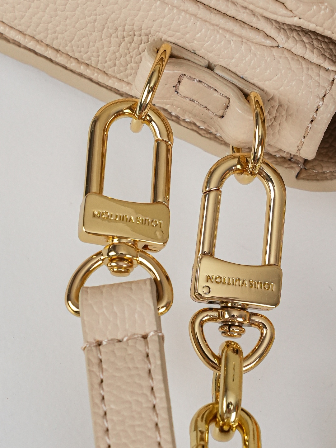 Designer Pochette Métis East West Grained Cowhide Leather - Sand - Gorchic - $116.99