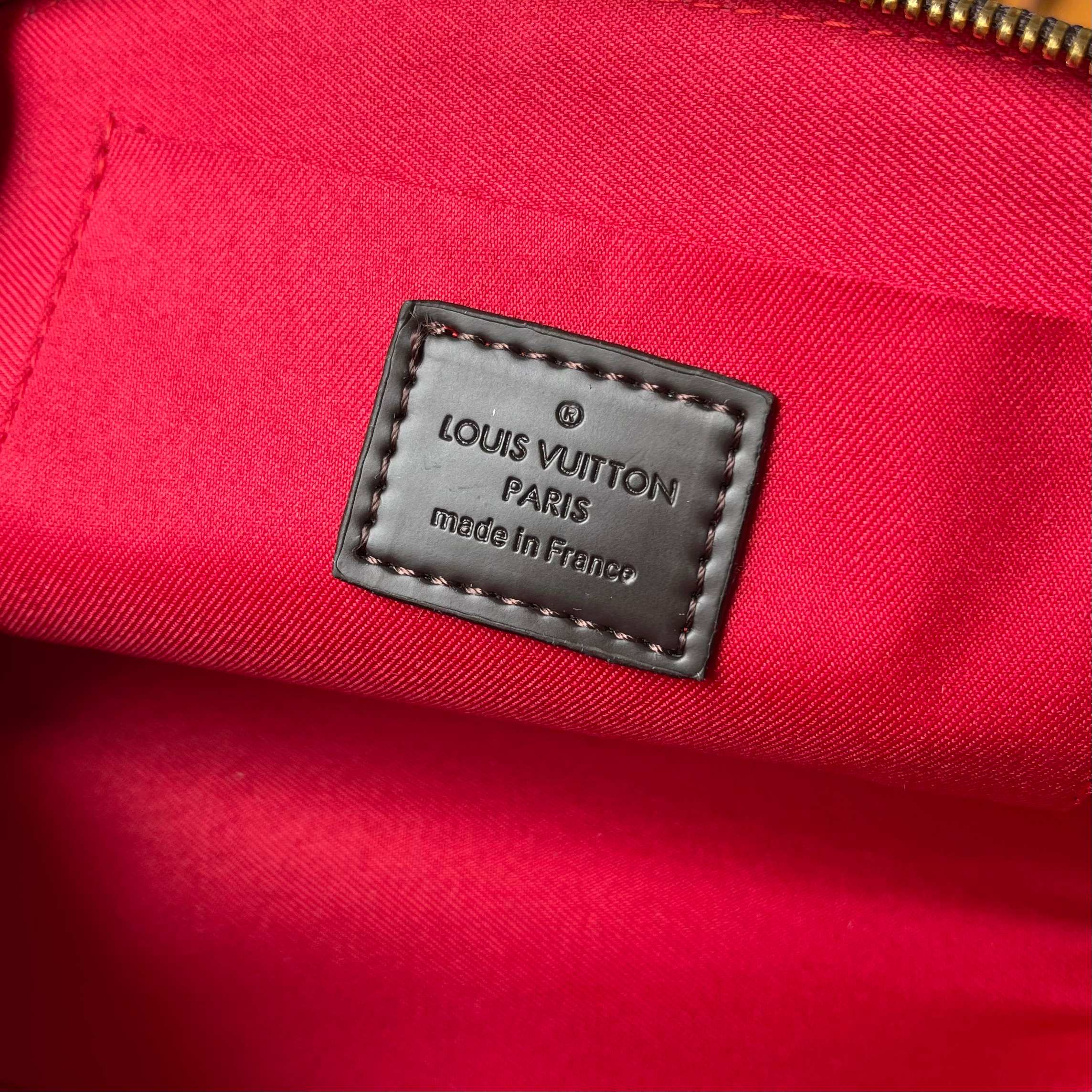 Designer Alma Mini LV&I Kit Damier coated canvas - Dark Brown - Gorchic - $128.99